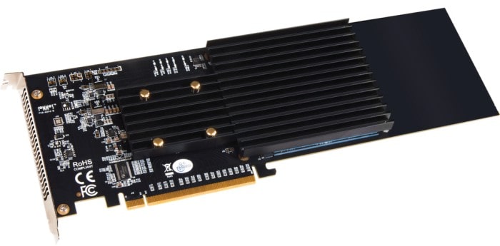 Sonnet M.2 4x4 Silent PCIe Karte