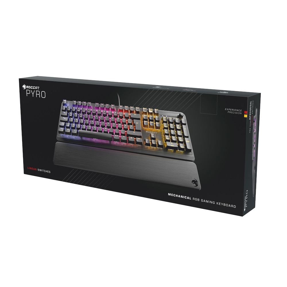 ROCCAT Pyro Kabelgebundene mechanische Gaming Tastatur schwarz ROC-12-620  ++ Cyberport