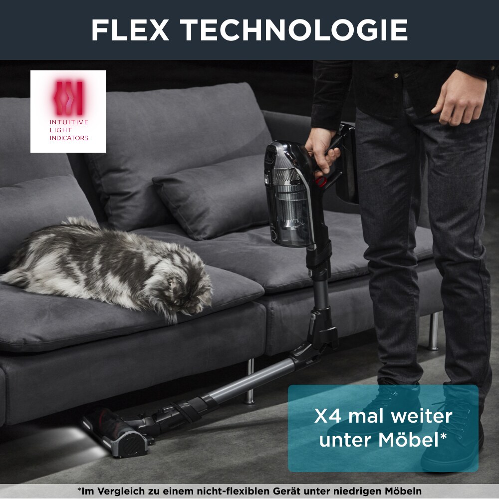 Rowenta RH9958 X-FORCE FLEX 14.60 Akku-Staubsauger o. Beutel schwarz