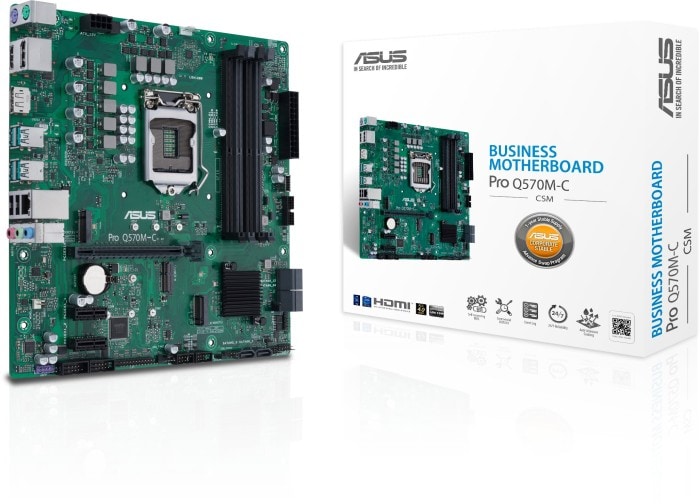 ASUS Pro Q570M-C/CSM ATX Mainboard Sockel 1200 M.2/DP/HDMI