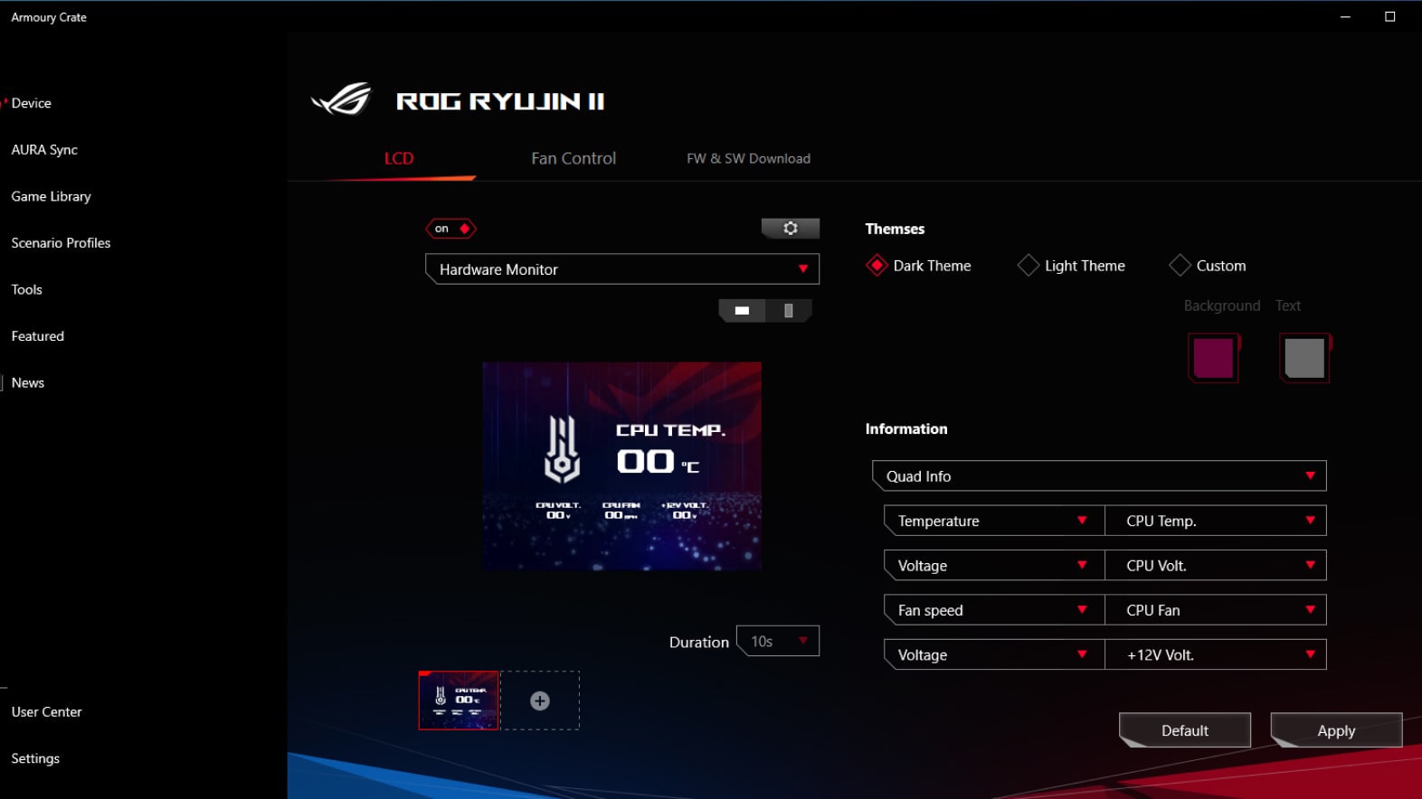 ASUS ROG Ryujin 240 II Komplettwasserkühlung für AMD und Intel CPUs