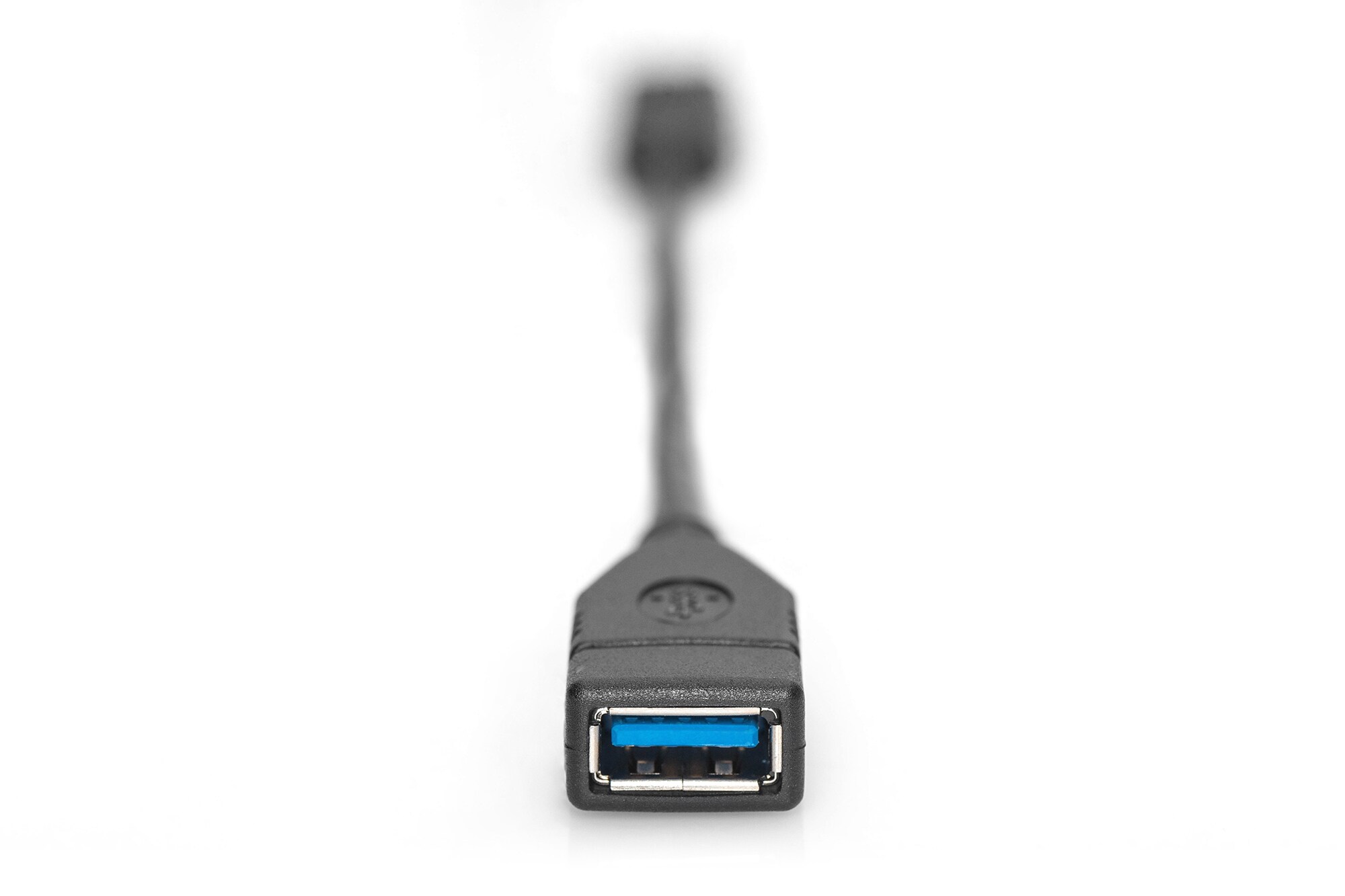 DIGITUS USB Type-C Adapter/Konverter, USB-Typ-C auf USB-A, 0,15m, schwarz