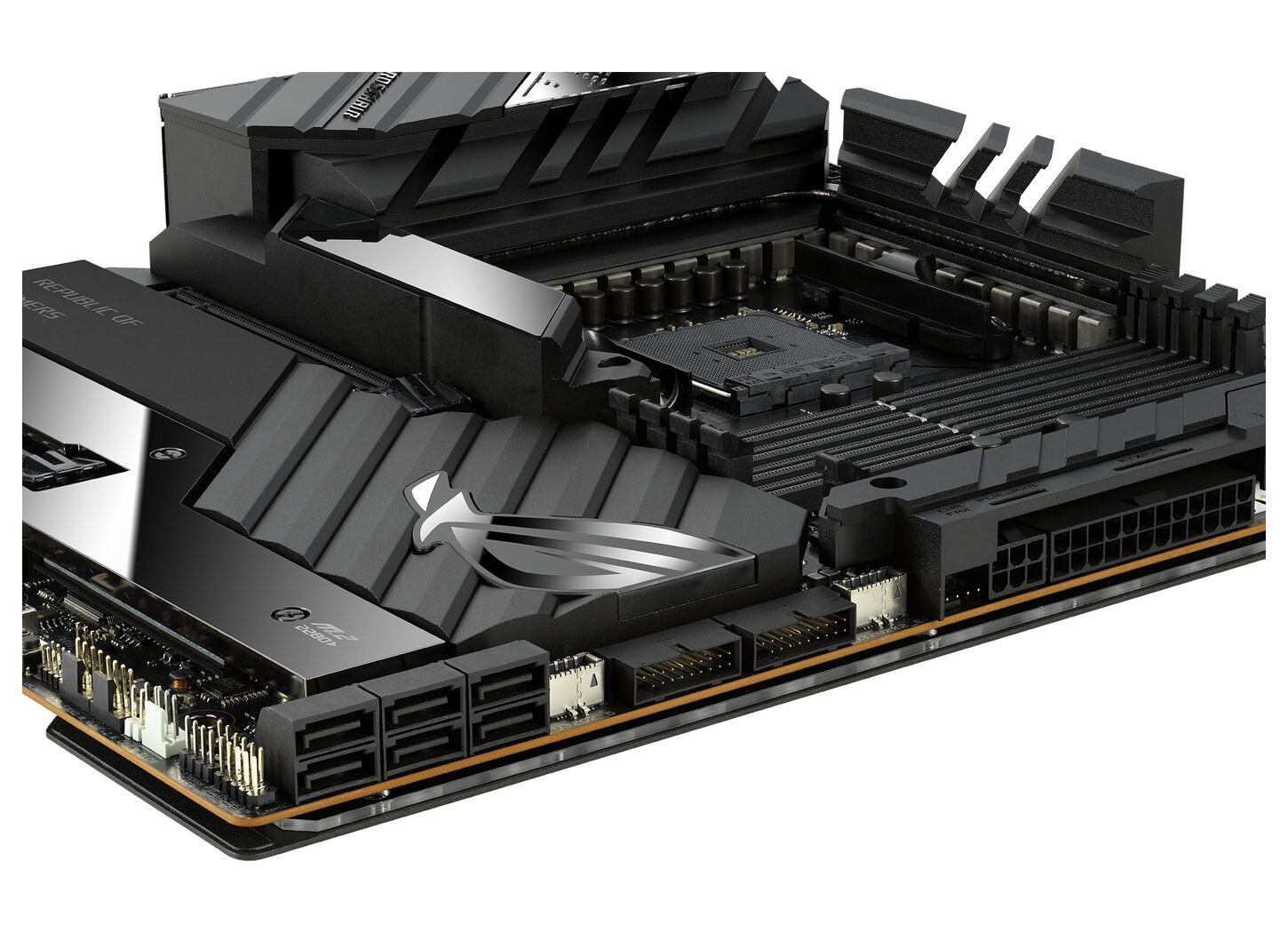 ASUS ROG Crosshair VIII Extreme X570 ATX Mainboard Sockel AM4 USB3.2 /M.2/WiFi