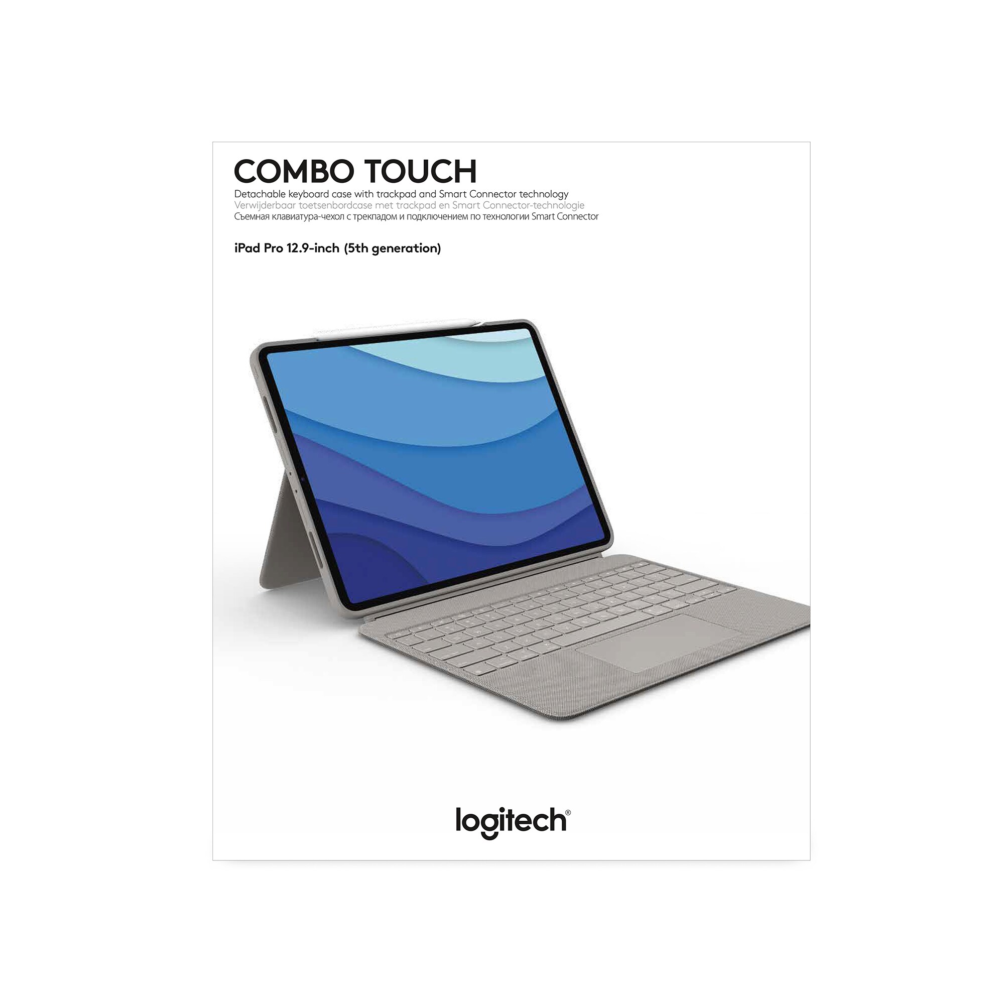 Logitech Combo Touch Tastaturcase Trackpad für iPad Pro 12,9“ (5 