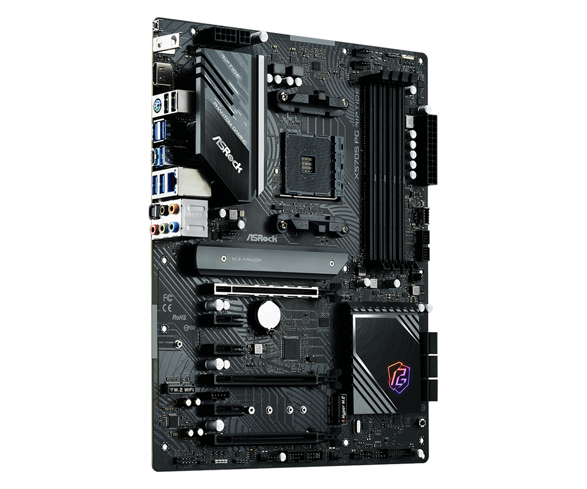 ASRock X570S PG Riptide AM4 ATX Mainboard M.2/HDMI/USB3.2(Gen2)