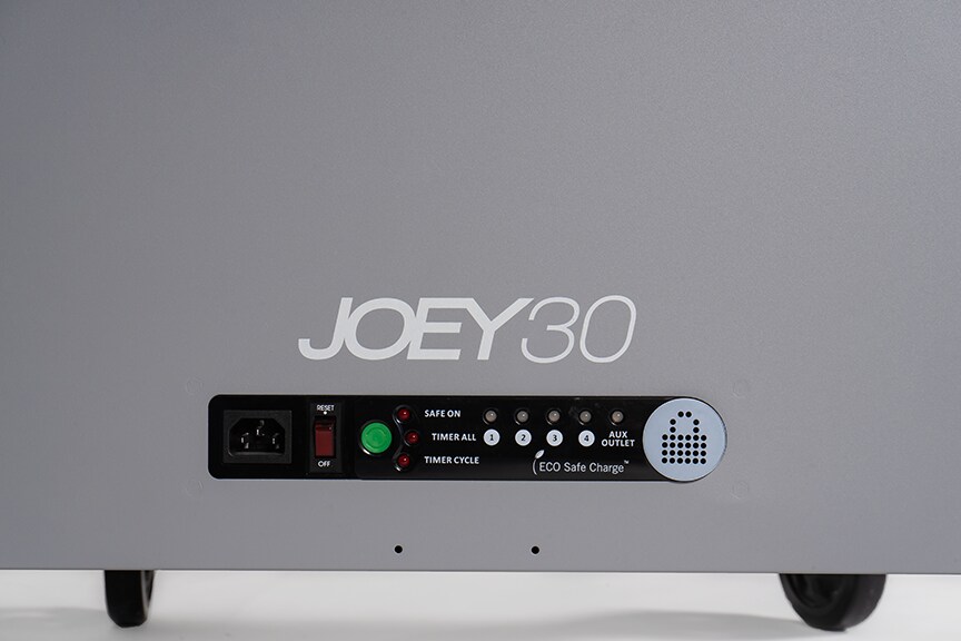 LocknCharge Joey 30 Ladestation mit 13" Tragekorb bis 30 Geräte Rollwagen grau