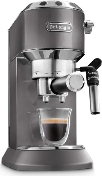 DeLonghi EC 785.GY Dedica Style Siebträger Espressomaschine Grau