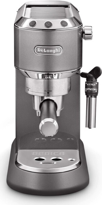 DeLonghi EC 785.GY Dedica Style Siebträger Espressomaschine Grau