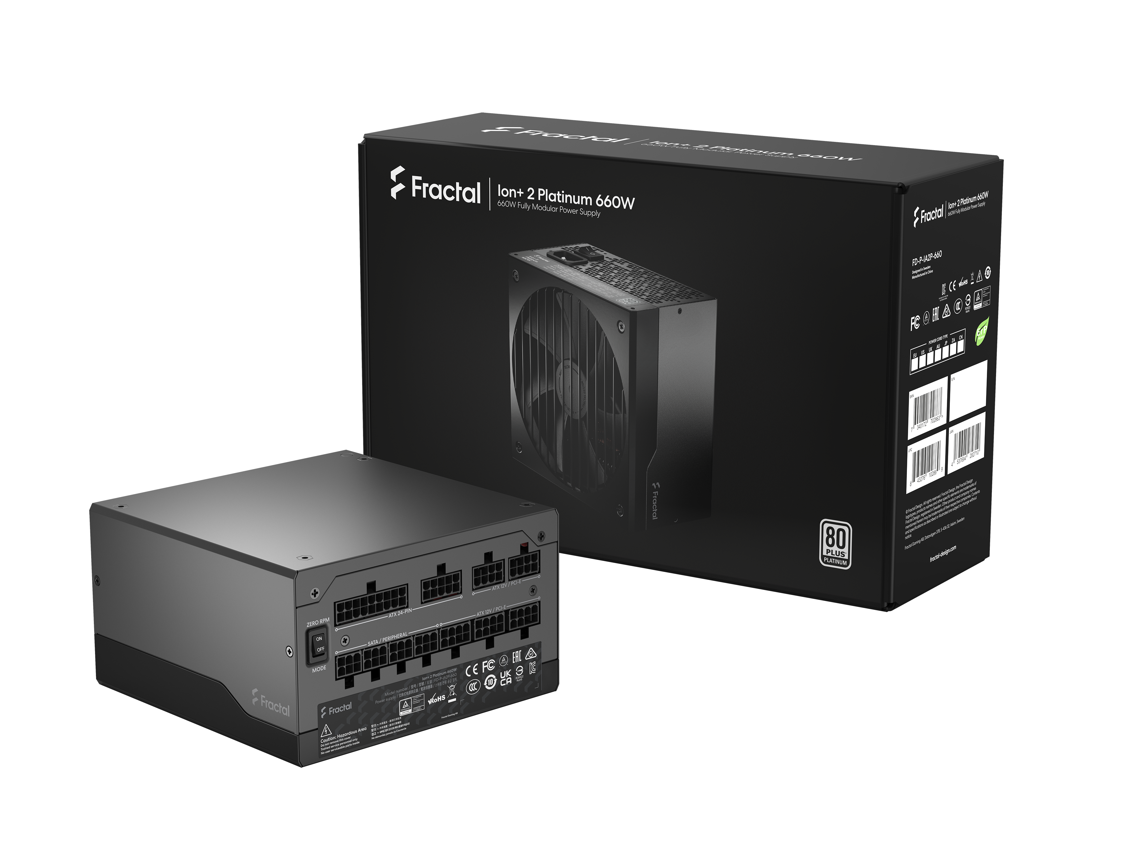 Fractal Design Ion+2 Platnium 660 Watt Netzteil ATX 2.52