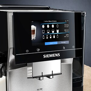 Siemens TQ707D03 EQ.700 integral Cyberport Kaffeevollautomat ++ silber