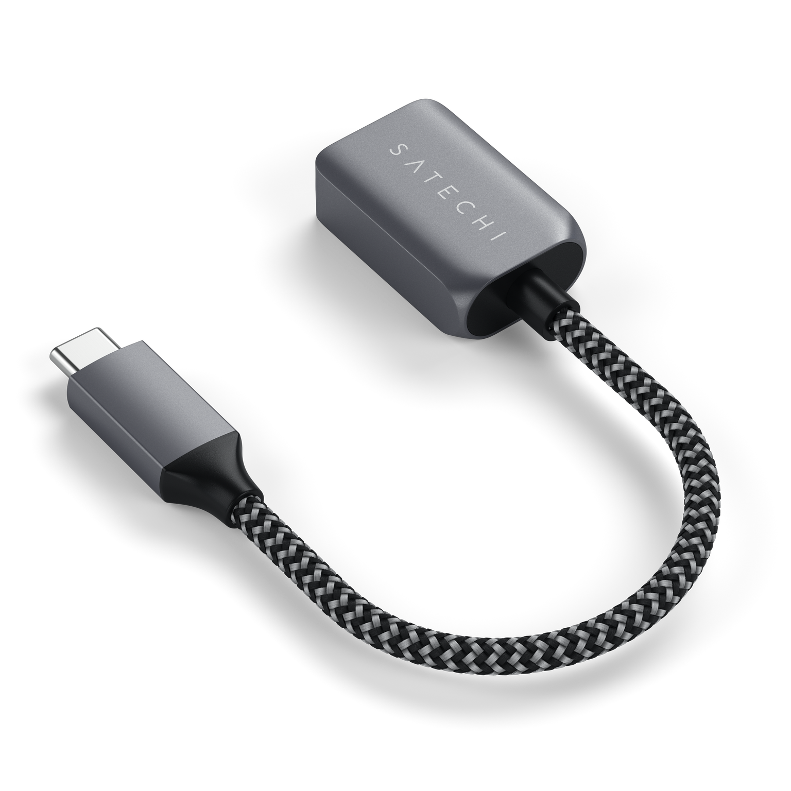 Satechi USB-C auf USB 3.0 Kabel-Adapter Space Gray