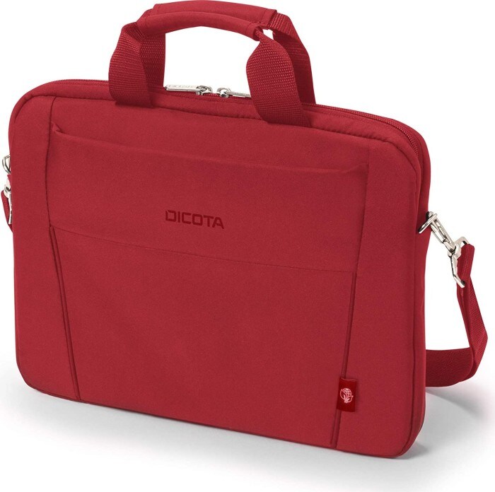 Dicota Slim Eco Base Notebooktasche 35,8cm (13"-14,1") rot