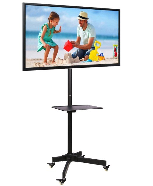 Techly TV Wagen für LCD LED TV 23-55", mit Ablage