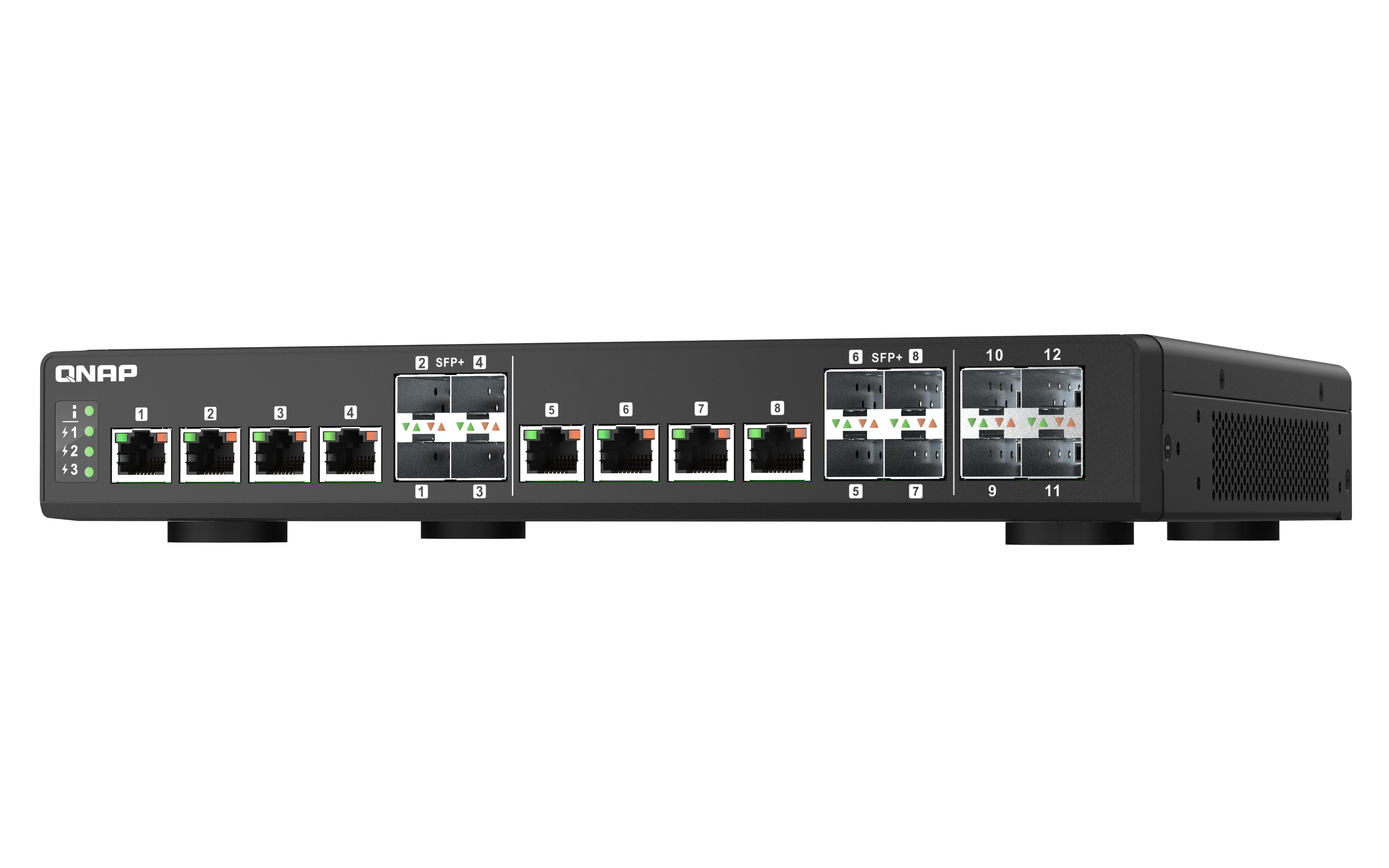 QNAP QSW-IM1200-8C 12-Port 10GbE Managed Switch