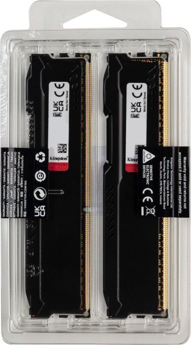 8GB (2x4GB) KINGSTON FURY Beast schwarz DDR3-1600 CL10 RAM Gaming Arbeitssp. Kit