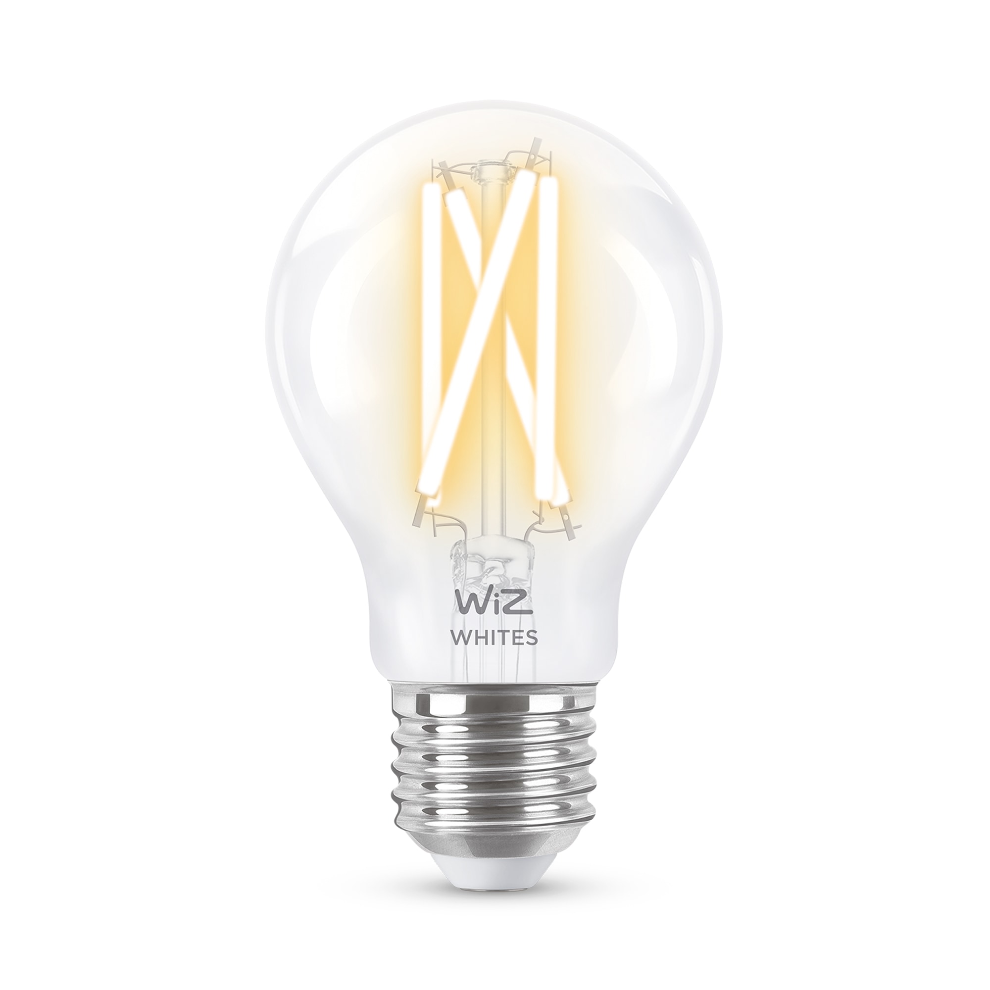 WiZ smarte Filament Lampe mit warmweißem bis kaltweißem Licht A60 E27 Wi-Fi