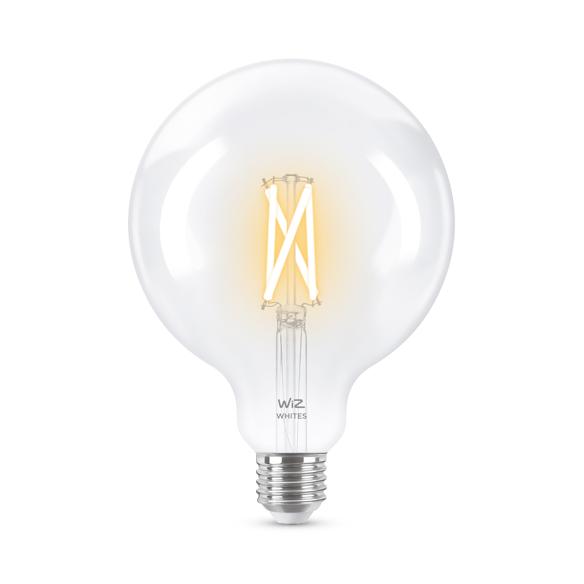 WiZ smarte Filament Lampe mit kaltweißem bis warmweißem Licht Globeform E27 G125