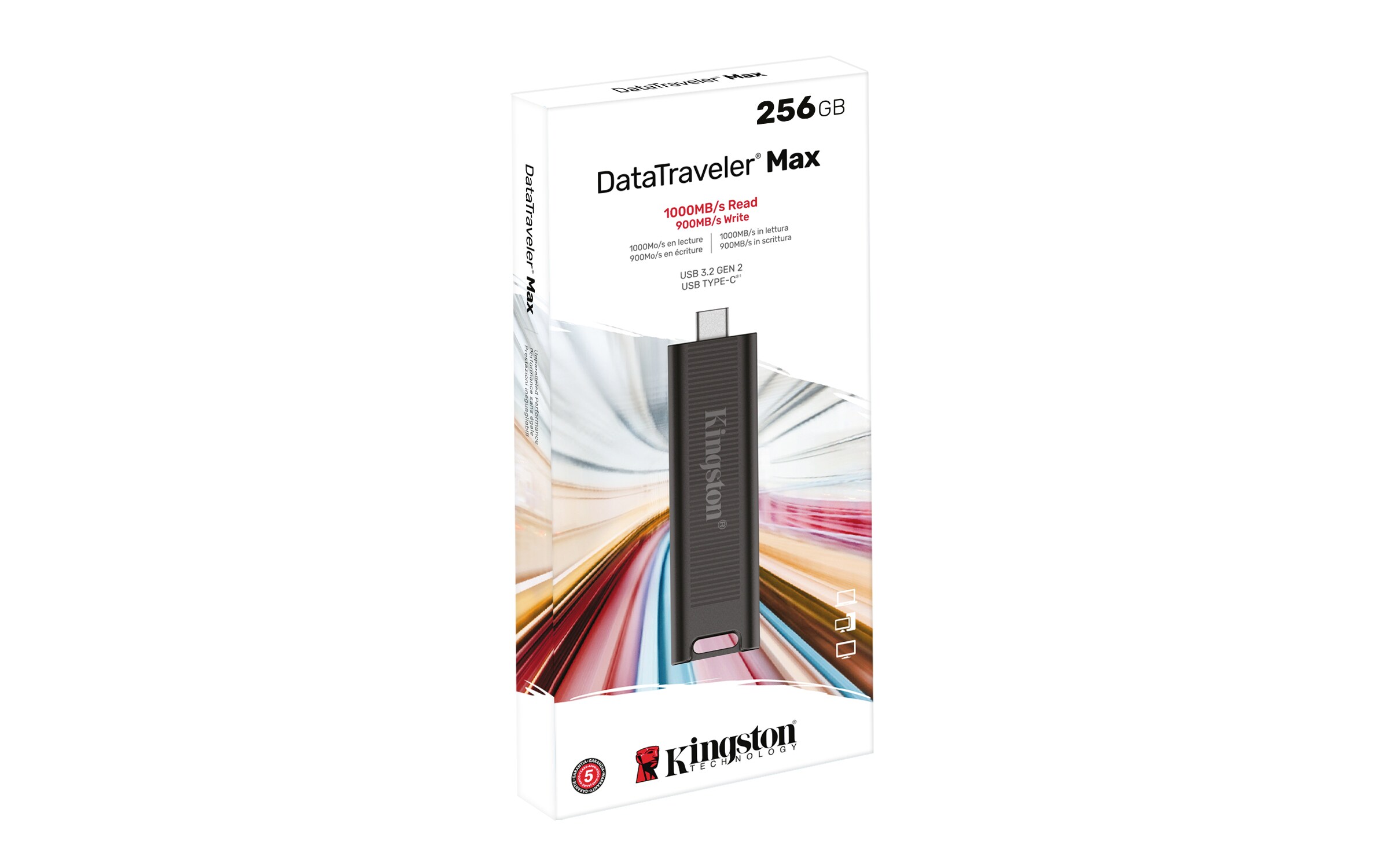 Kingston 256GB DataTraveler Max USB-Typ C 3.2 Gen2 USB-Stick