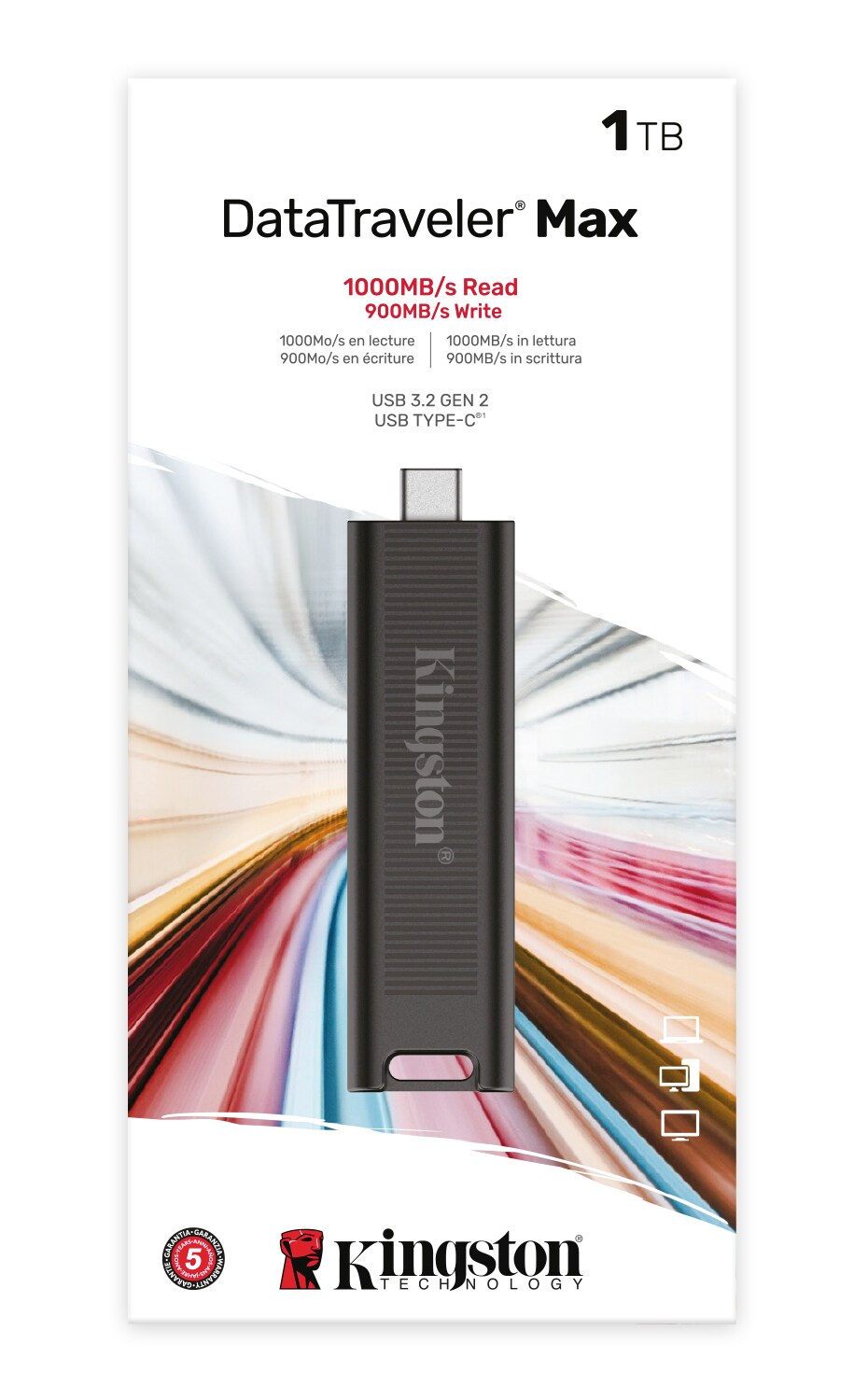 Kingston 1TB DataTraveler Max USB-Typ C 3.2 Gen2 USB-Stick