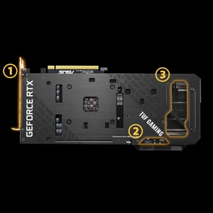 ASUS TUF GeForce RTX 3060 Gaming OC Grafikkarte 12GB GDDR6, 2xHDMI, 3xDP