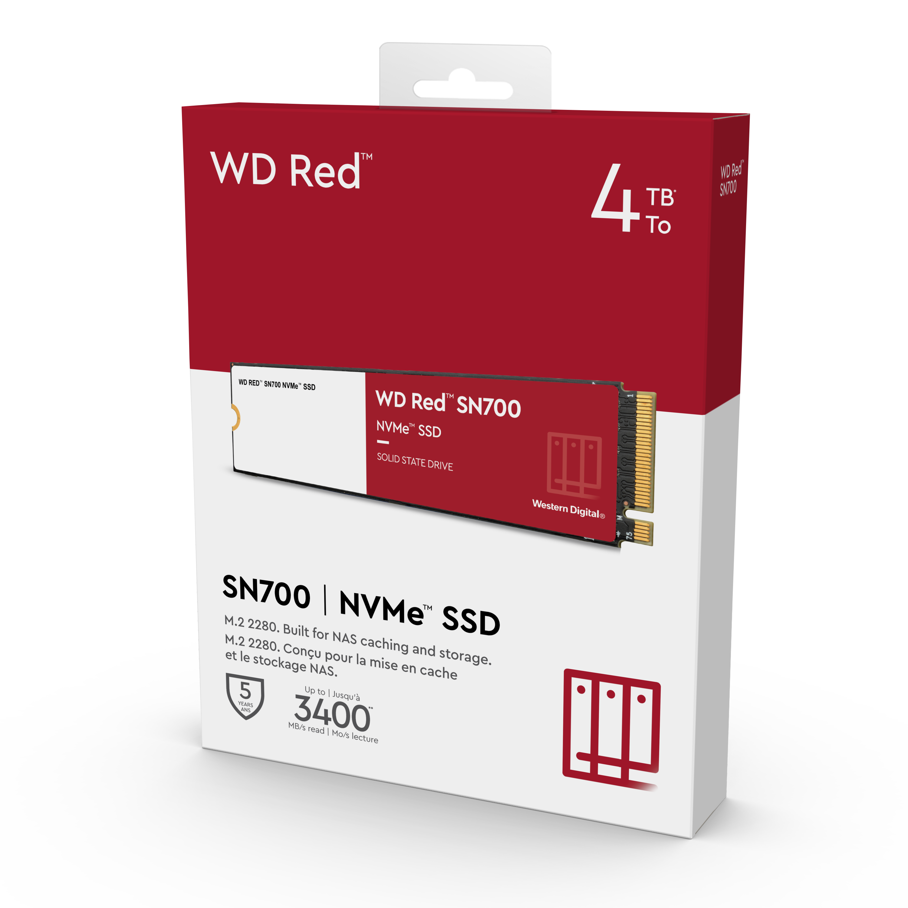 WD Red SN700 NAS SSD 4 TB M.2 2280 SATA