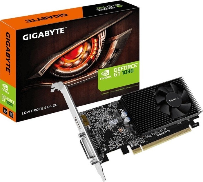 Gigabyte GeForce GT 1030 2GB DDR4 Grafikkarte DVI/HDMI Low Profile