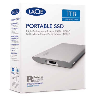 LaCie Portable 2021 SSD 1TB Type-C USB3.2