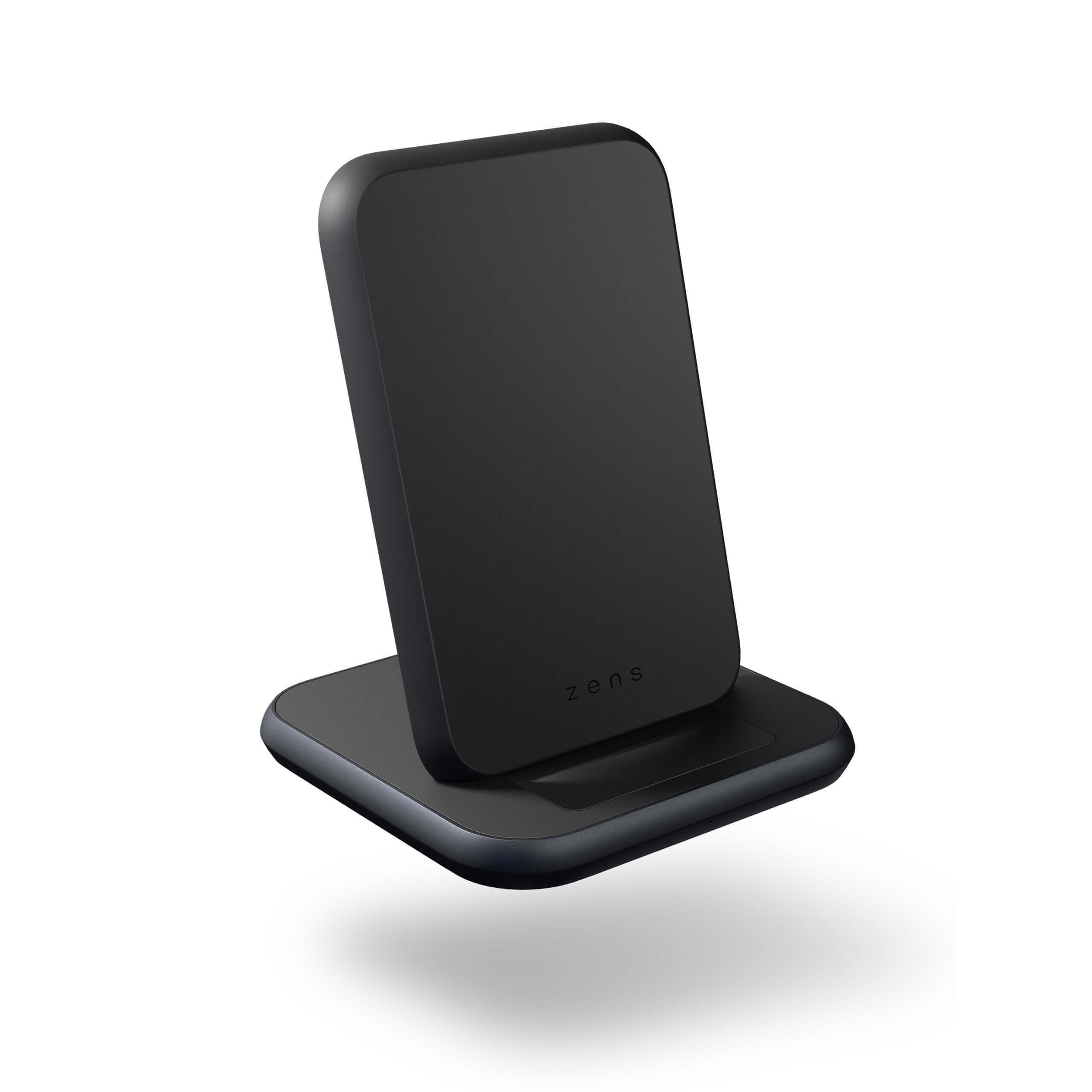 Zens Aluminium Series Stand + USB-C Ladegerät 18W 1x 10W Qi schwarz