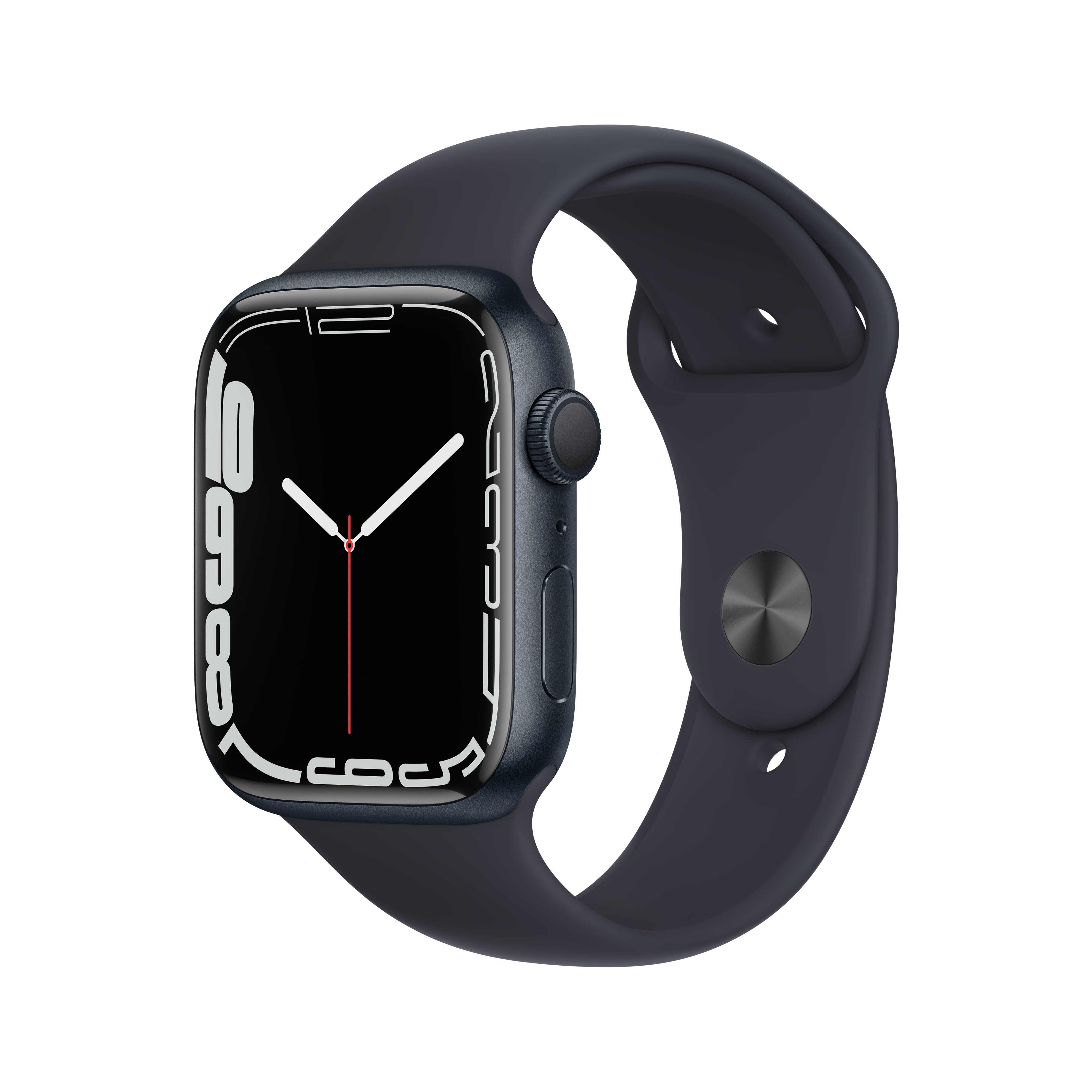 Apple Watch Series 7 GPS 45mm Aluminium Mitternacht Sportarmband Mitternacht