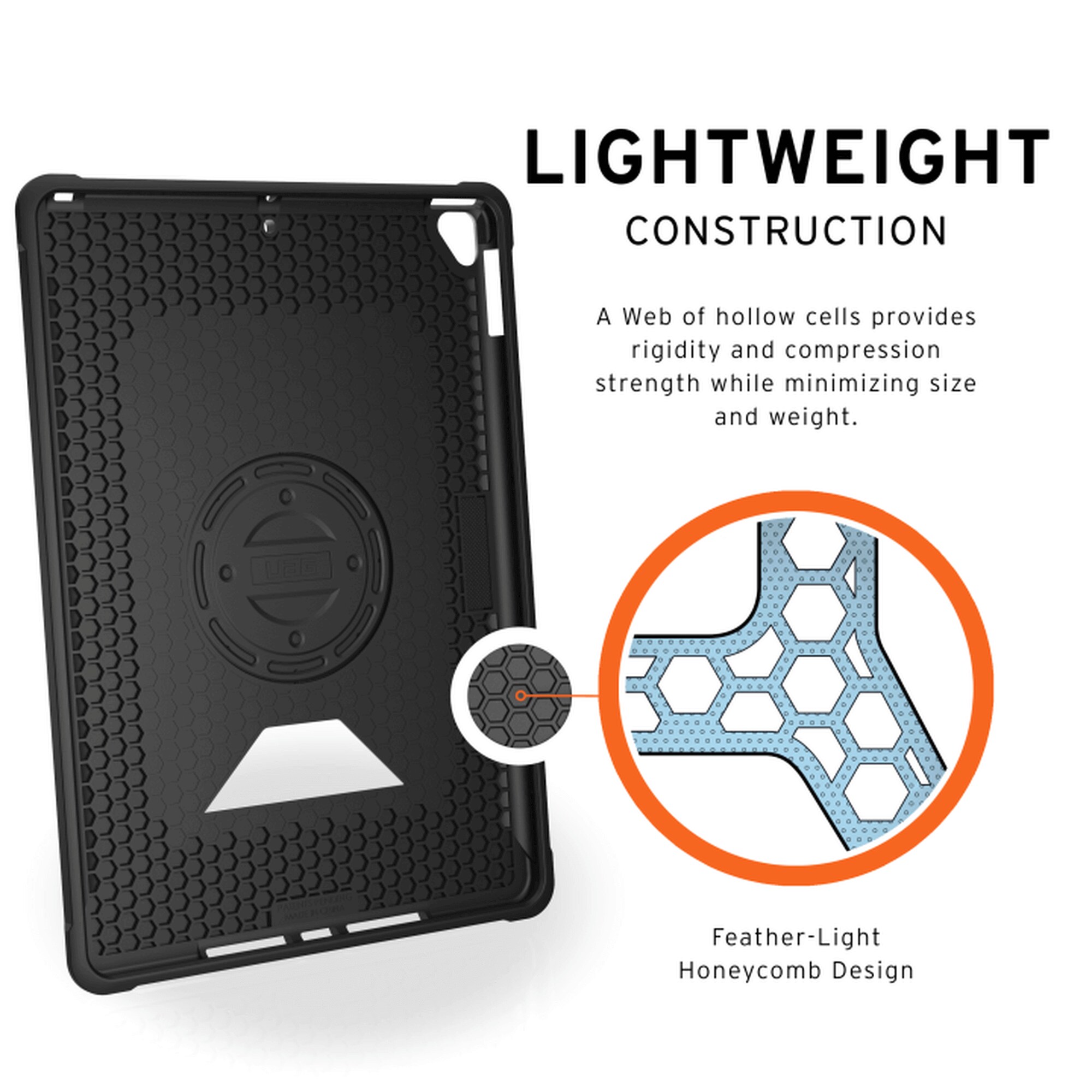 UAG Urban Armor Gear Metropolis Handstrap Case iPad 10,2" (2021 - 2019) schwarz