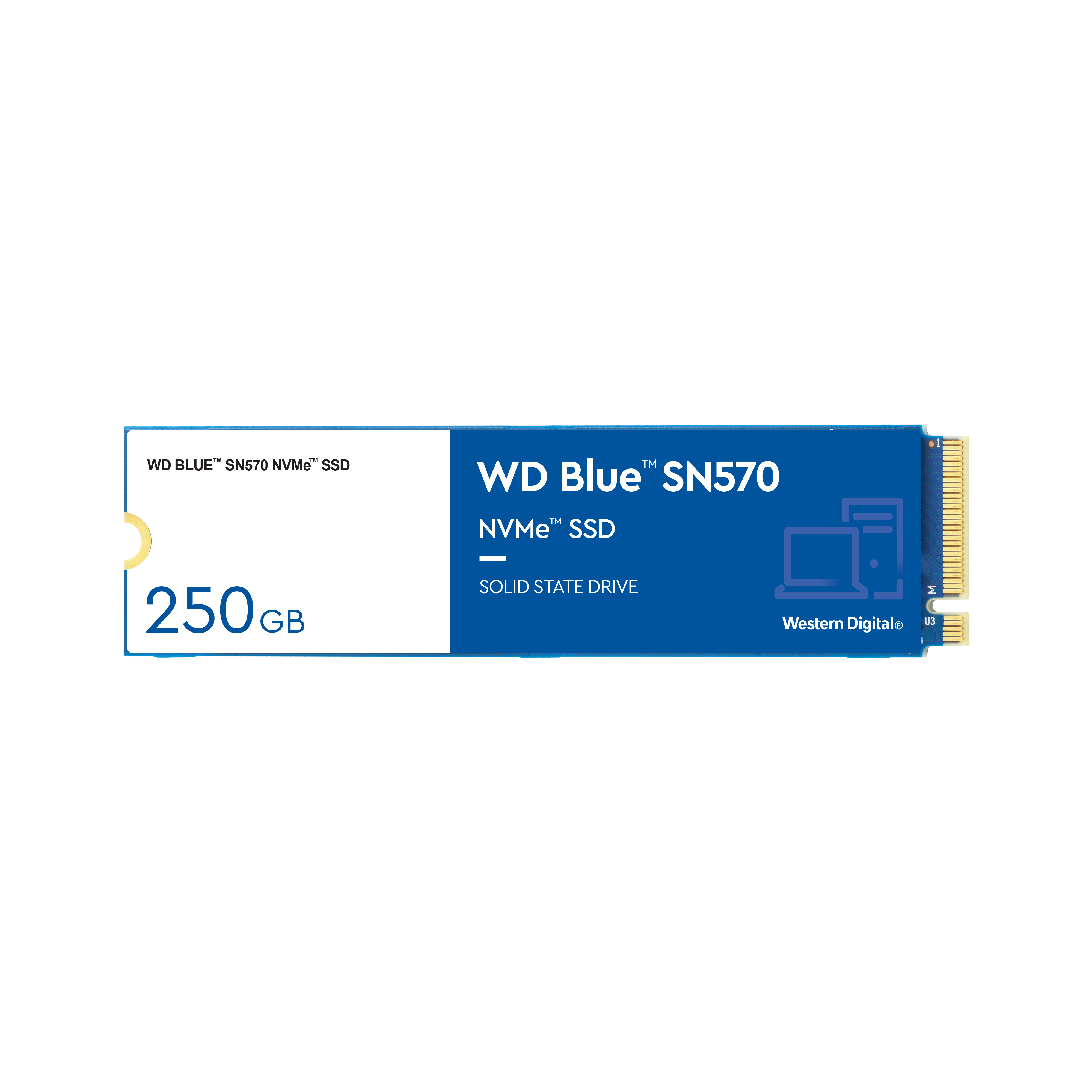 WD Blue SN570 NVMe SSD 250 GB PCIe 3.0 M.2 2280