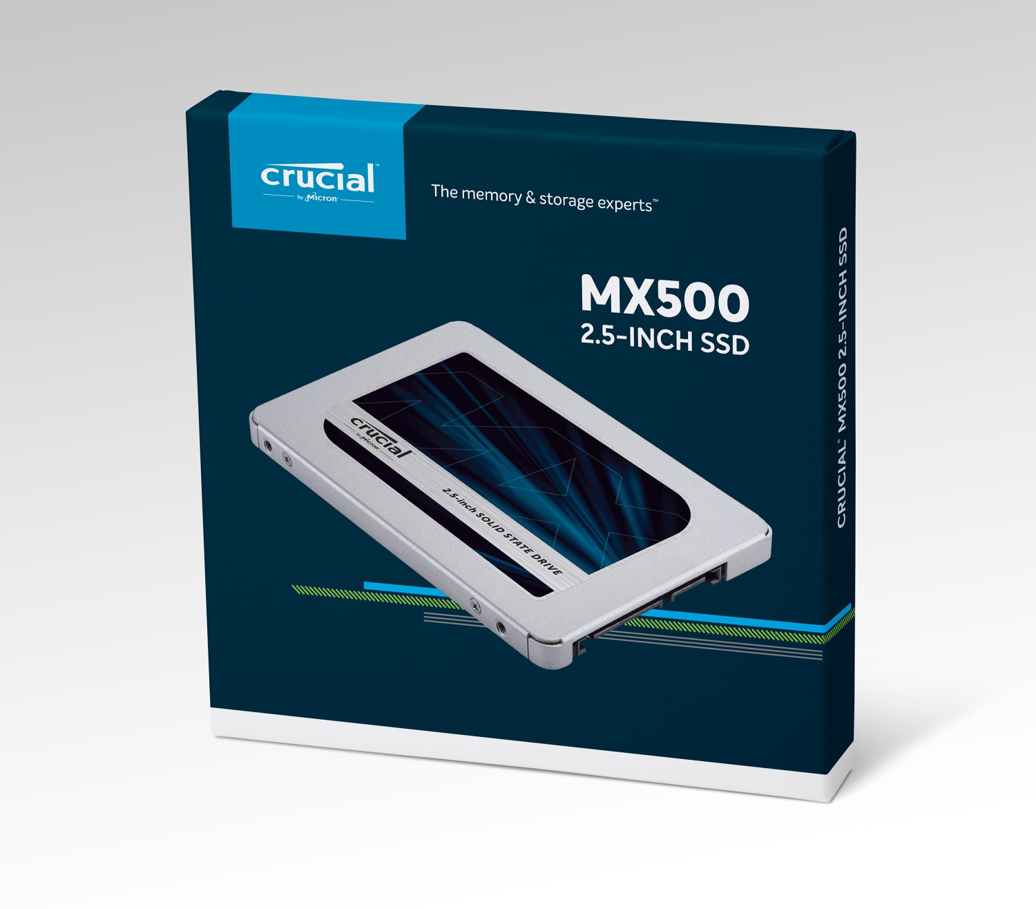 Crucial MX500 SSD 250GB 2.5zoll Micron 3D TLC SATA600 - 7mm