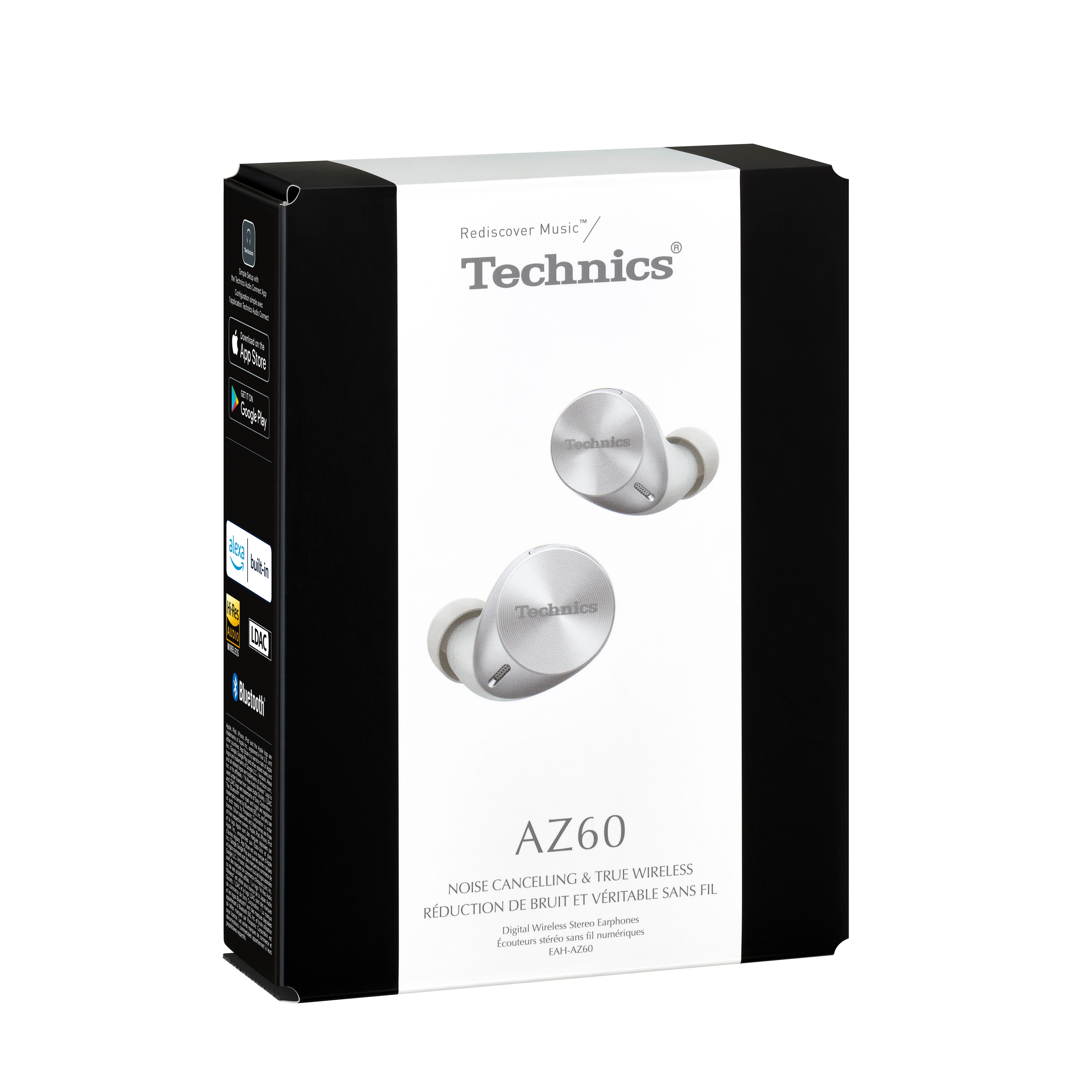 Technics EAH-AZ60E-S ANC Bluetooth True Wireless Kopfhörer silber