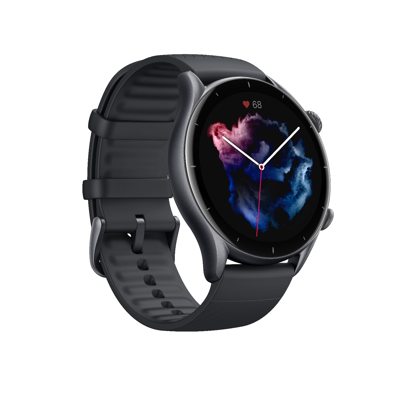 Amazfit GTR 3 Smartwatch Aluminium-Gehäuse, Thunder Black, Amoled-Display