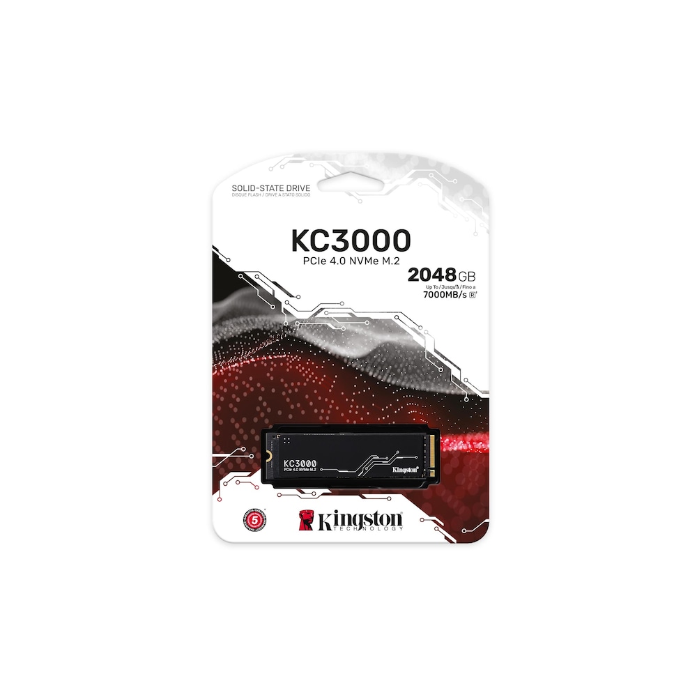 Kingston KC3000 NVMe SSD 2,48 TB M.2 2280 TLC PCIe 4.0