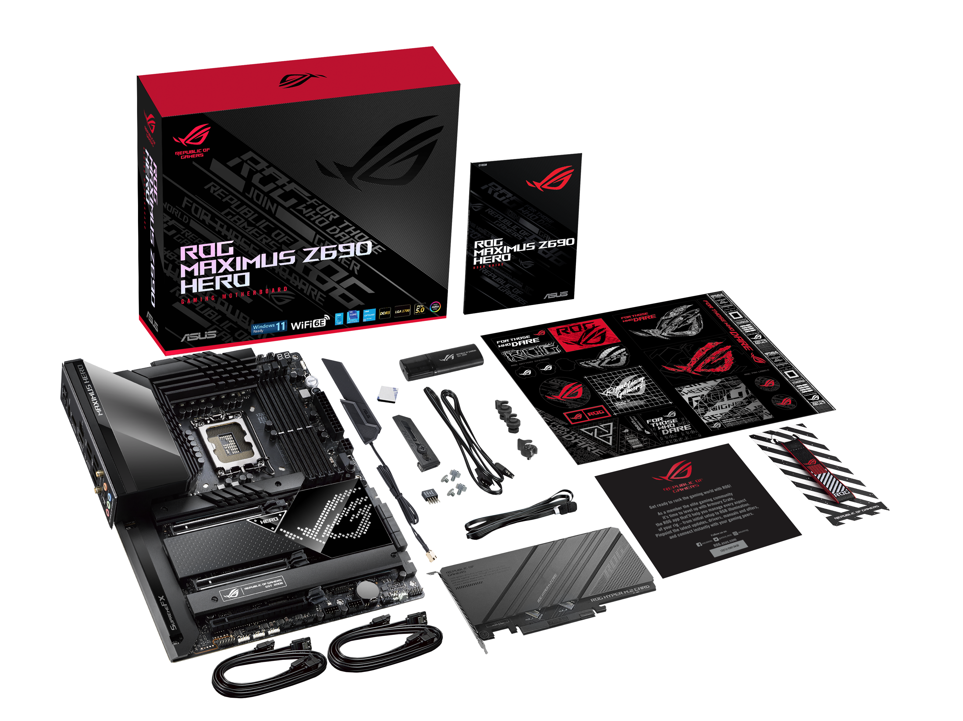 ASUS ROG MAXIMUS Z690 HERO ATX Mainboard Sockel 1700 TB4/HDMI/M.2/USB3.2/WIFI