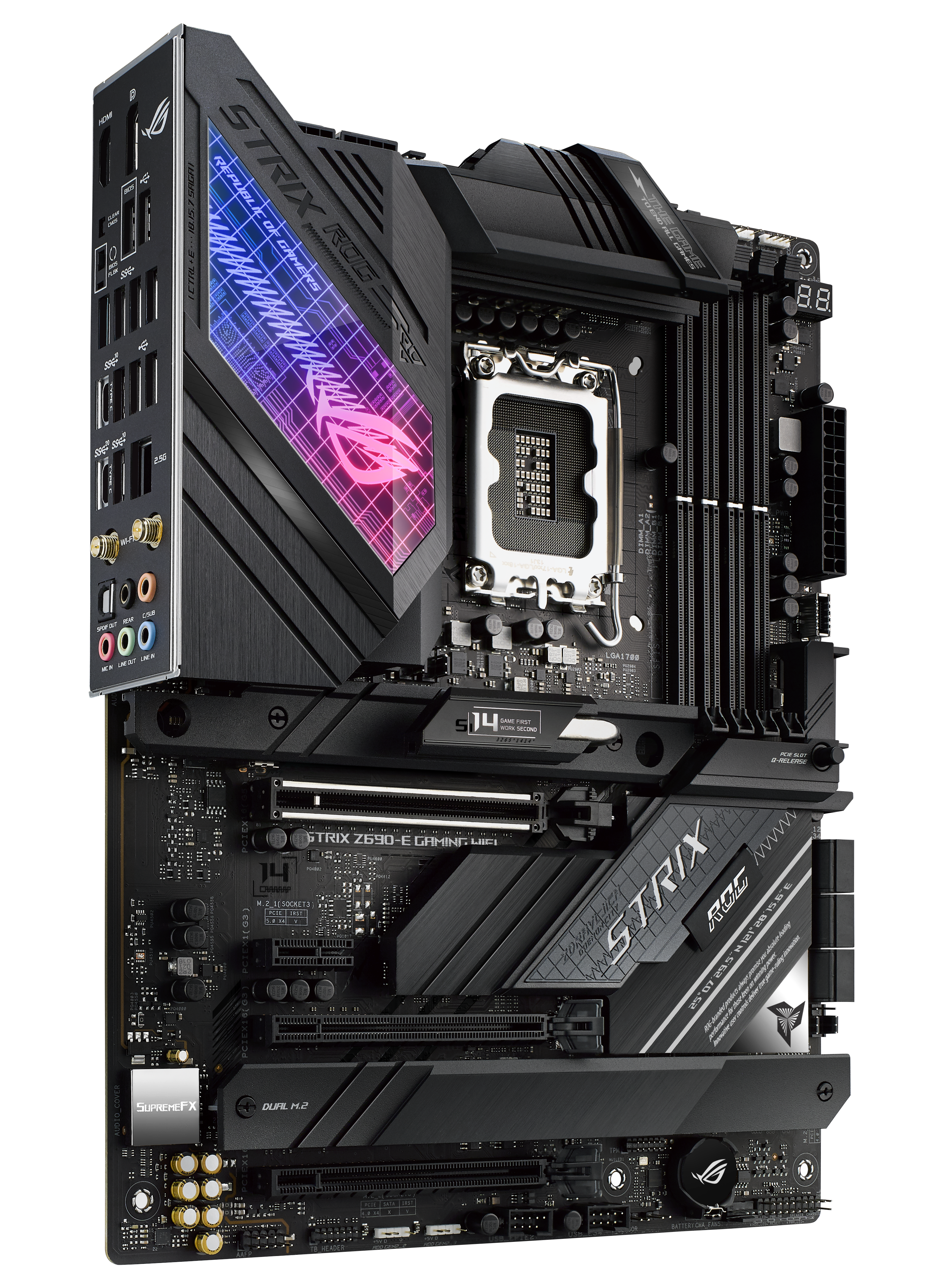 ASUS ROG STRIX Z690-E GAMING WIFI ATX Mainboard Sockel 1700 DP/HDMI/M.2/WIFI/BT