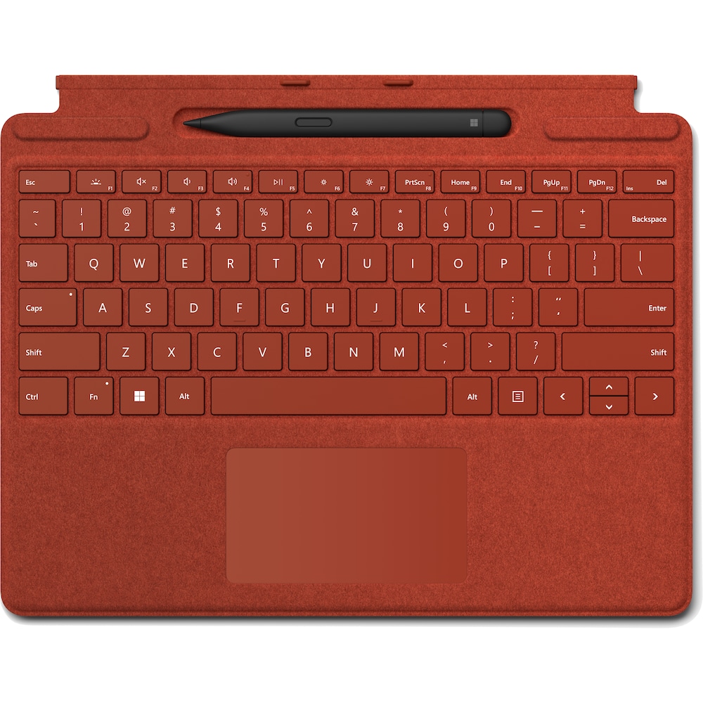 Microsoft Surface Pro Signature Keyboard Mohnrot mit Slim Pen 2 8X6-00025