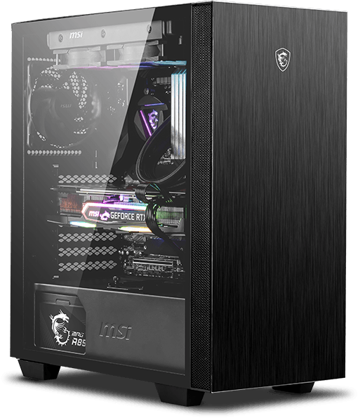 MSI MPG Sekira 100P MIDI Tower RGB Gaming Gehäuse, Echtglas Seitenfenster