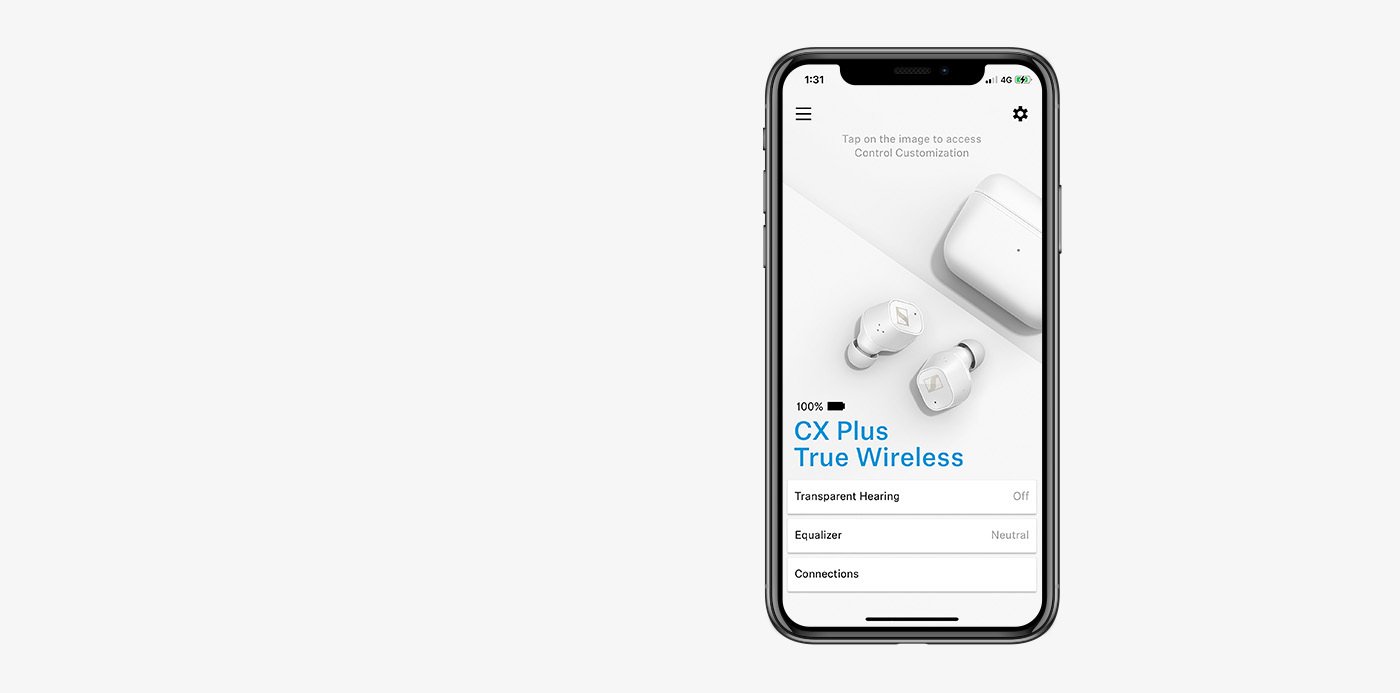 Sennheiser CX Plus True Wireless In-Ear Kopfhörer weiß active Noice Cancellation