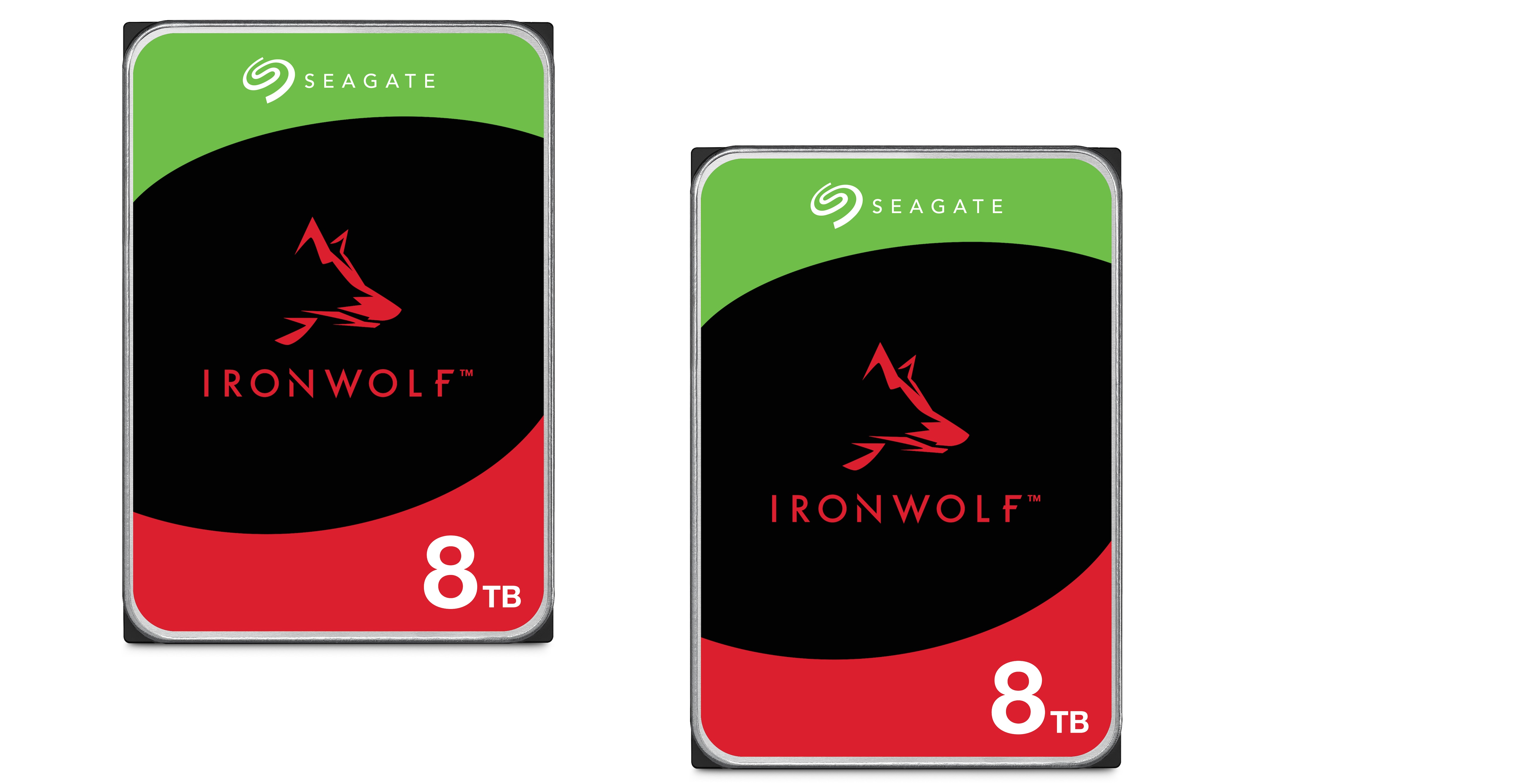 Seagate 2er Set IronWolf NAS HDD ST8000VN004 - 8 TB 3,5 Zoll SATA 