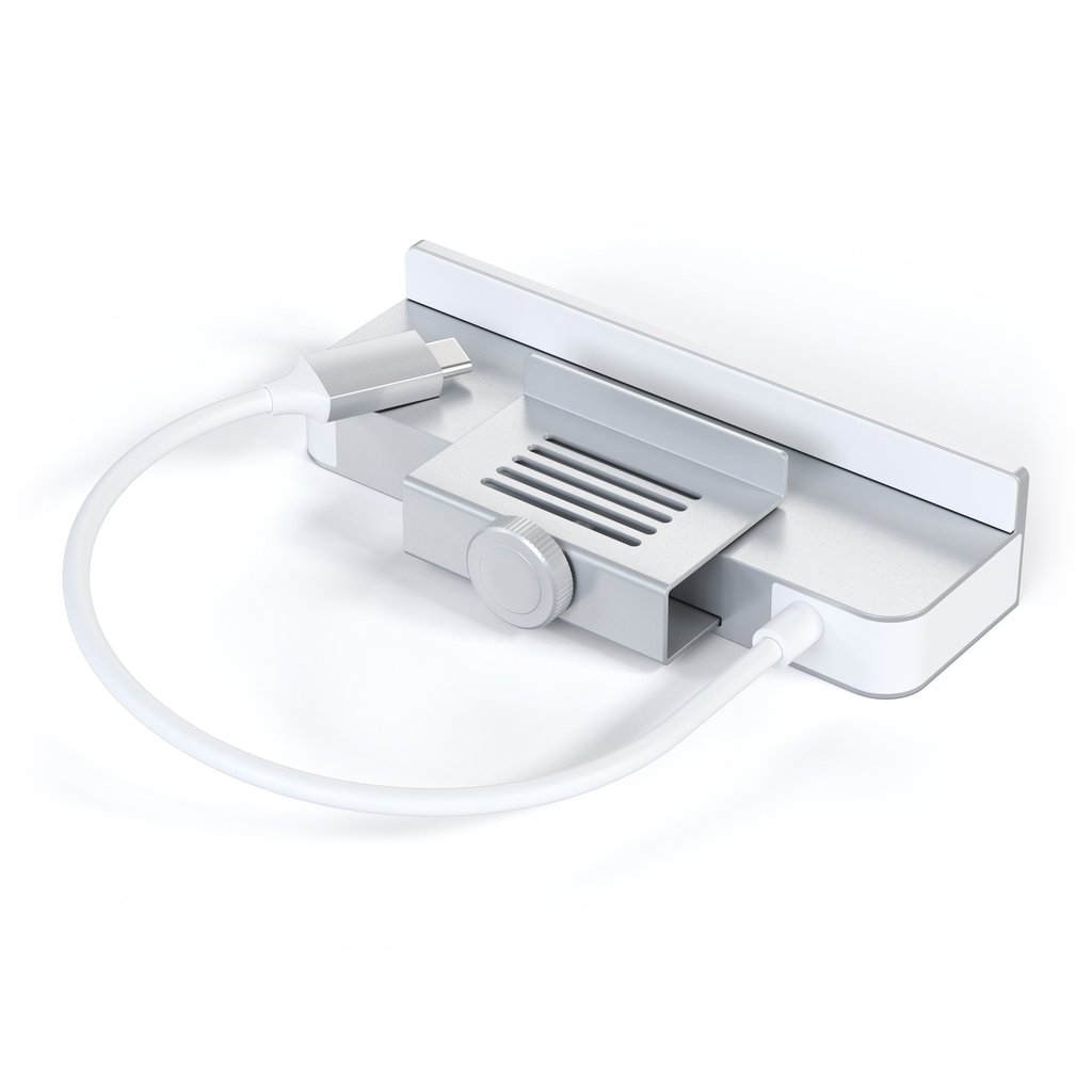 Satechi Aluminum USB-C Clamp Hub for 24" iMac silver