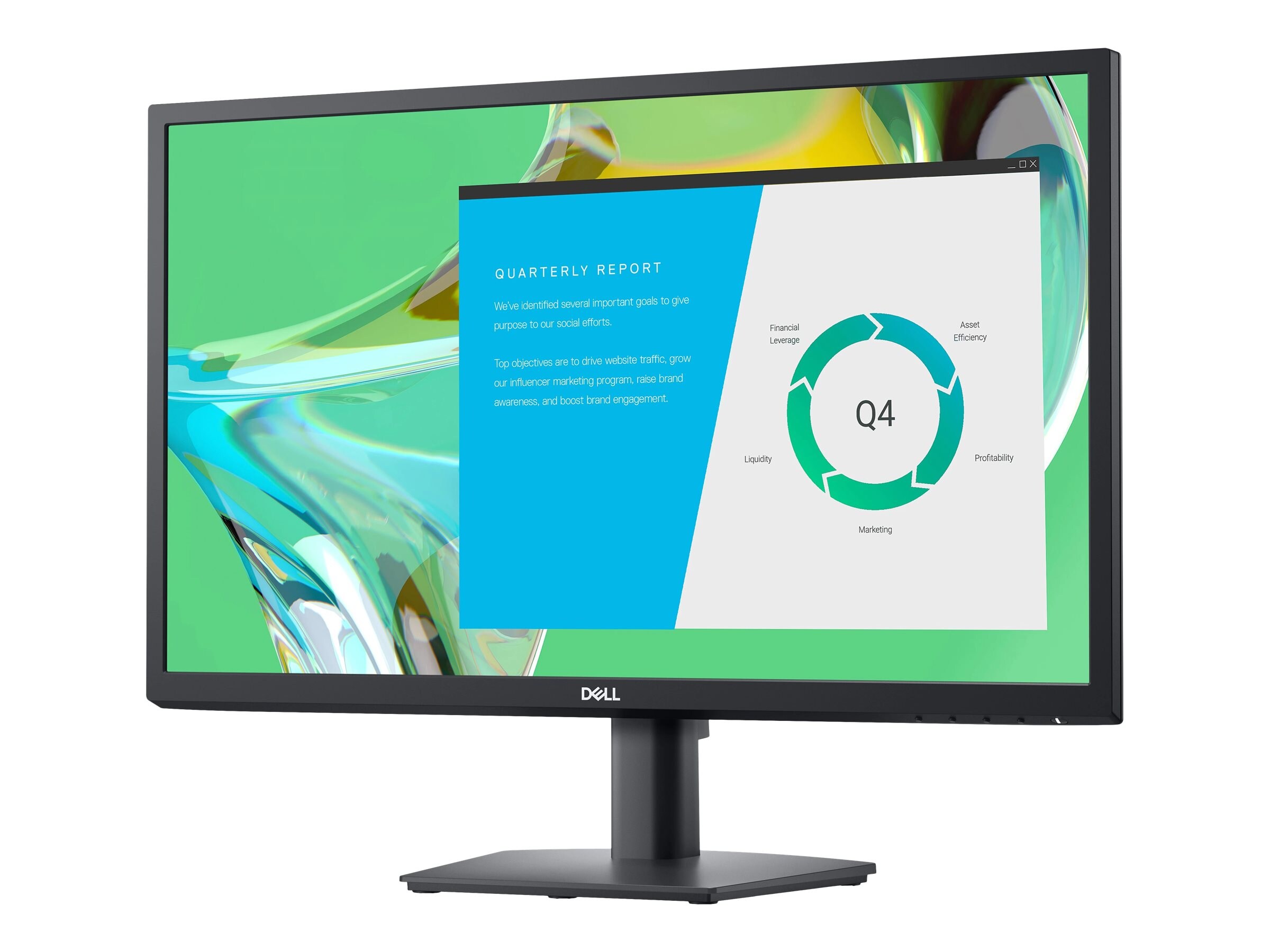 DELL E2422HN 60,45cm (23,8") 16:9 Full HD IPS Office-Monitor DP/VGA 5ms 60Hz