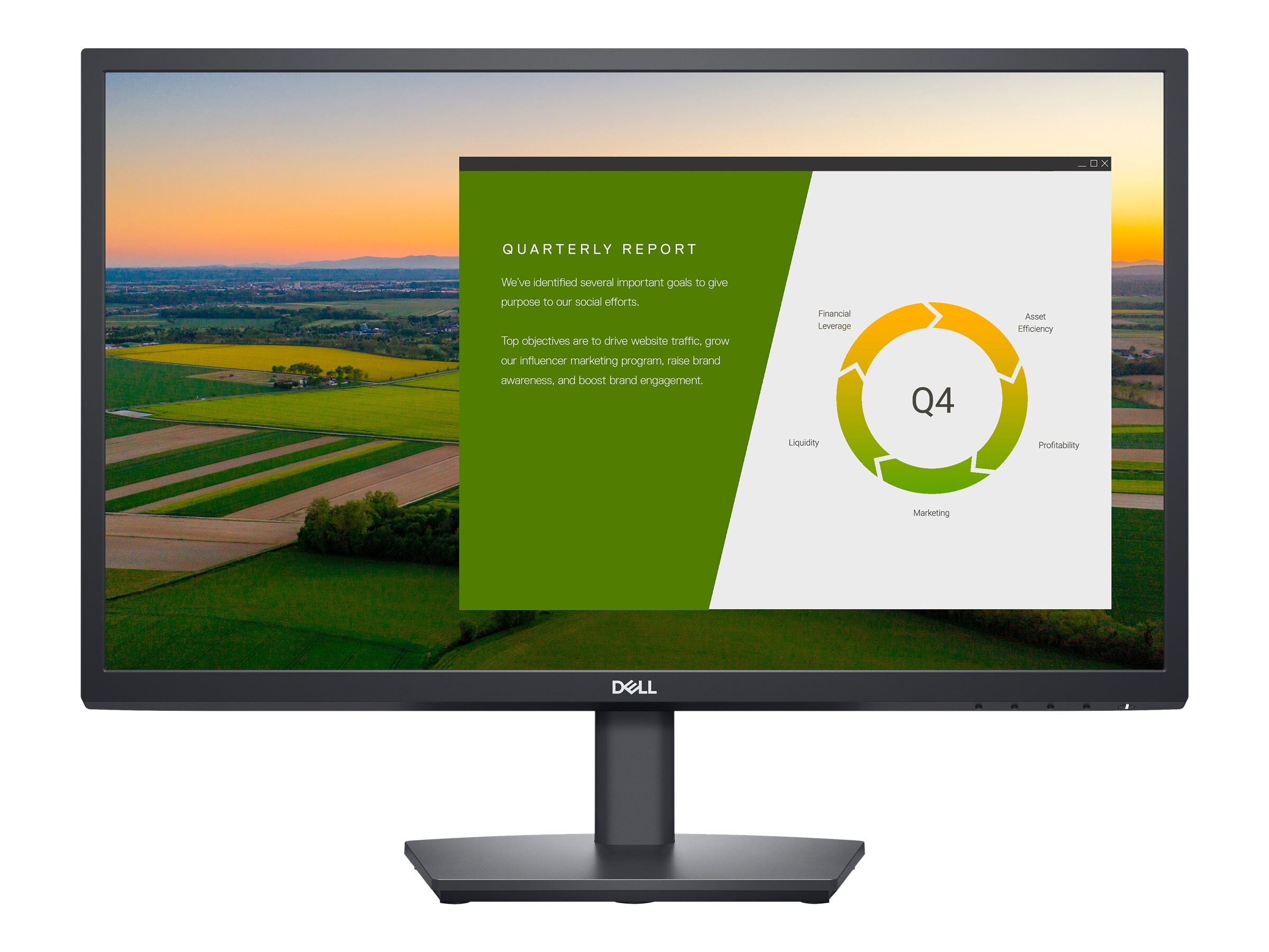 DELL E2422HS 60,45cm (23,8") 16:9 FHD IPS Office-Monitor DP/VGA 5ms 60Hz