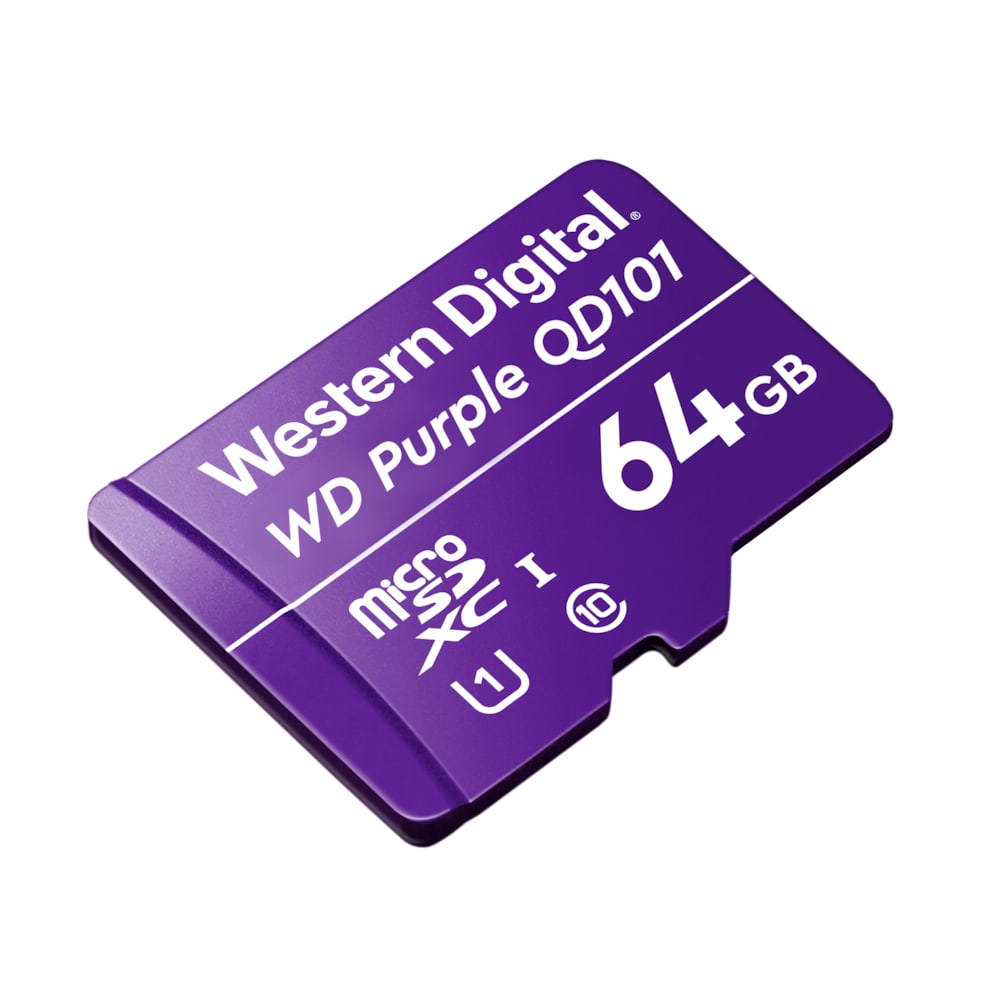 WD Purple SC QD101 64 GB Ultra Endurance microSD Speicherkarte (Class 10, U1)