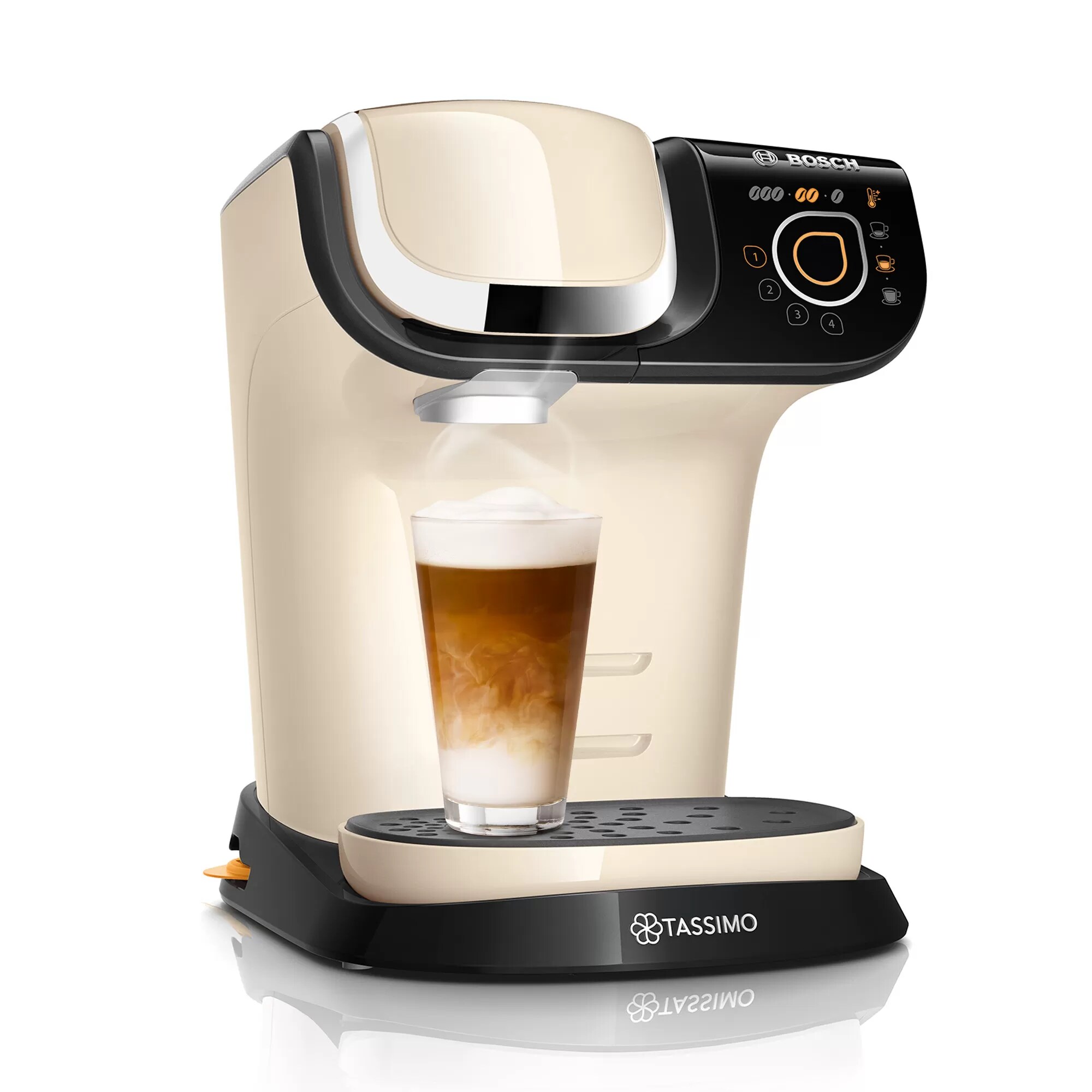 Bosch TAS6507 TASSIMO MY WAY 2 Multi-Getränke-Automat cream