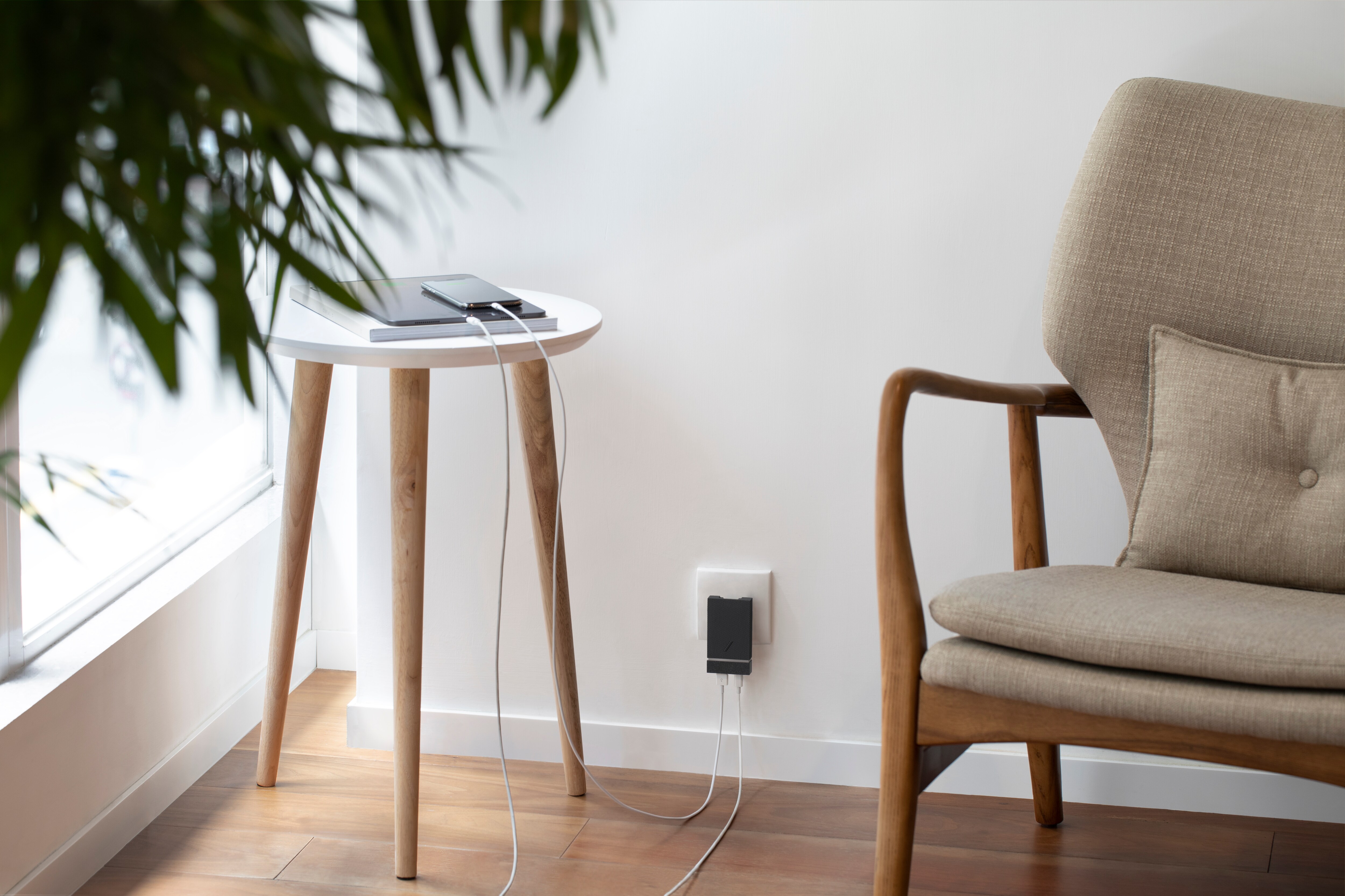 Native Union Smart 20W Charger 1 x USB-C and 1 x USB-A Slate Gray