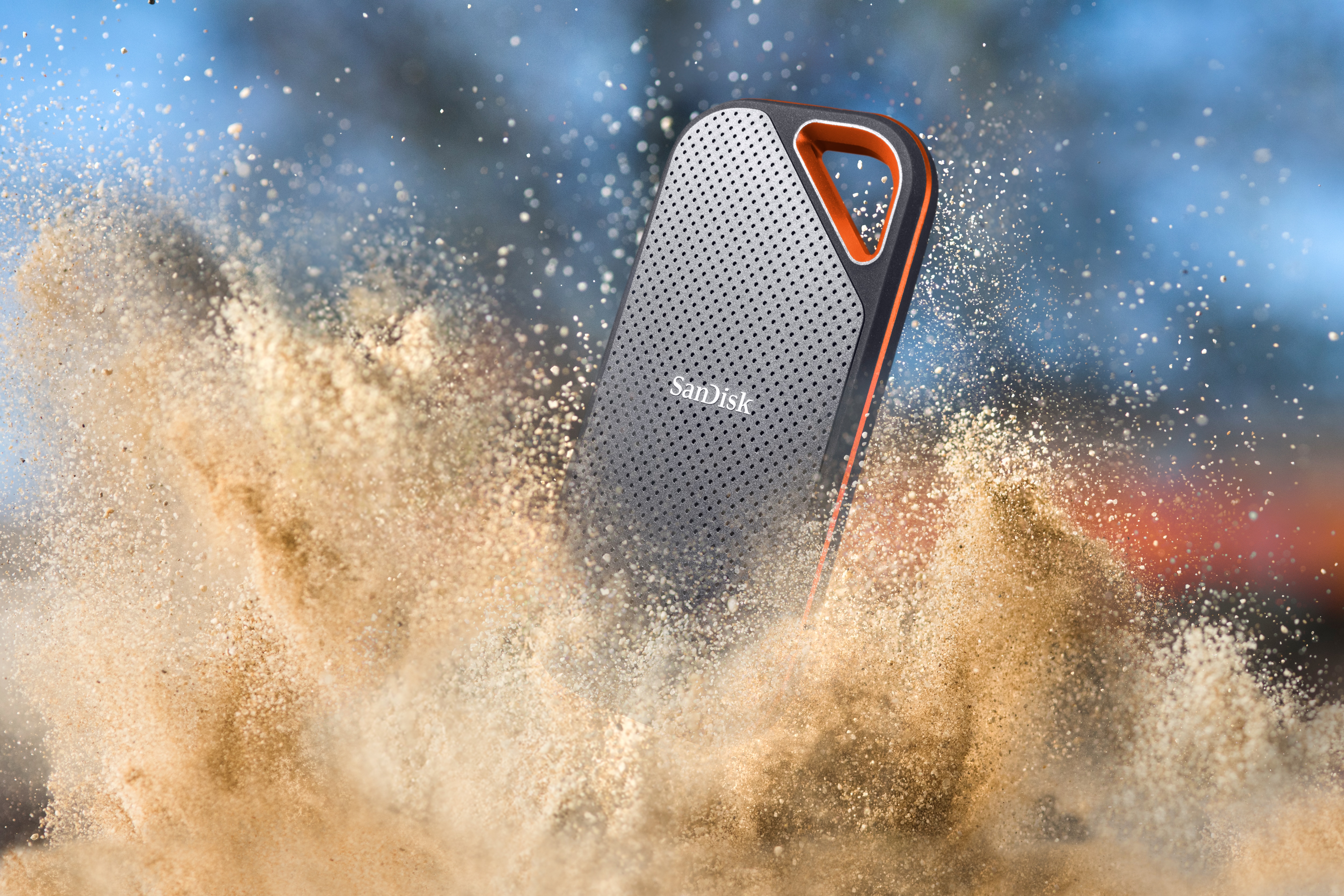 SanDisk Extreme Pro Portable SSD 2 TB V2 - USB-C 3.2 Gen2 IP65 