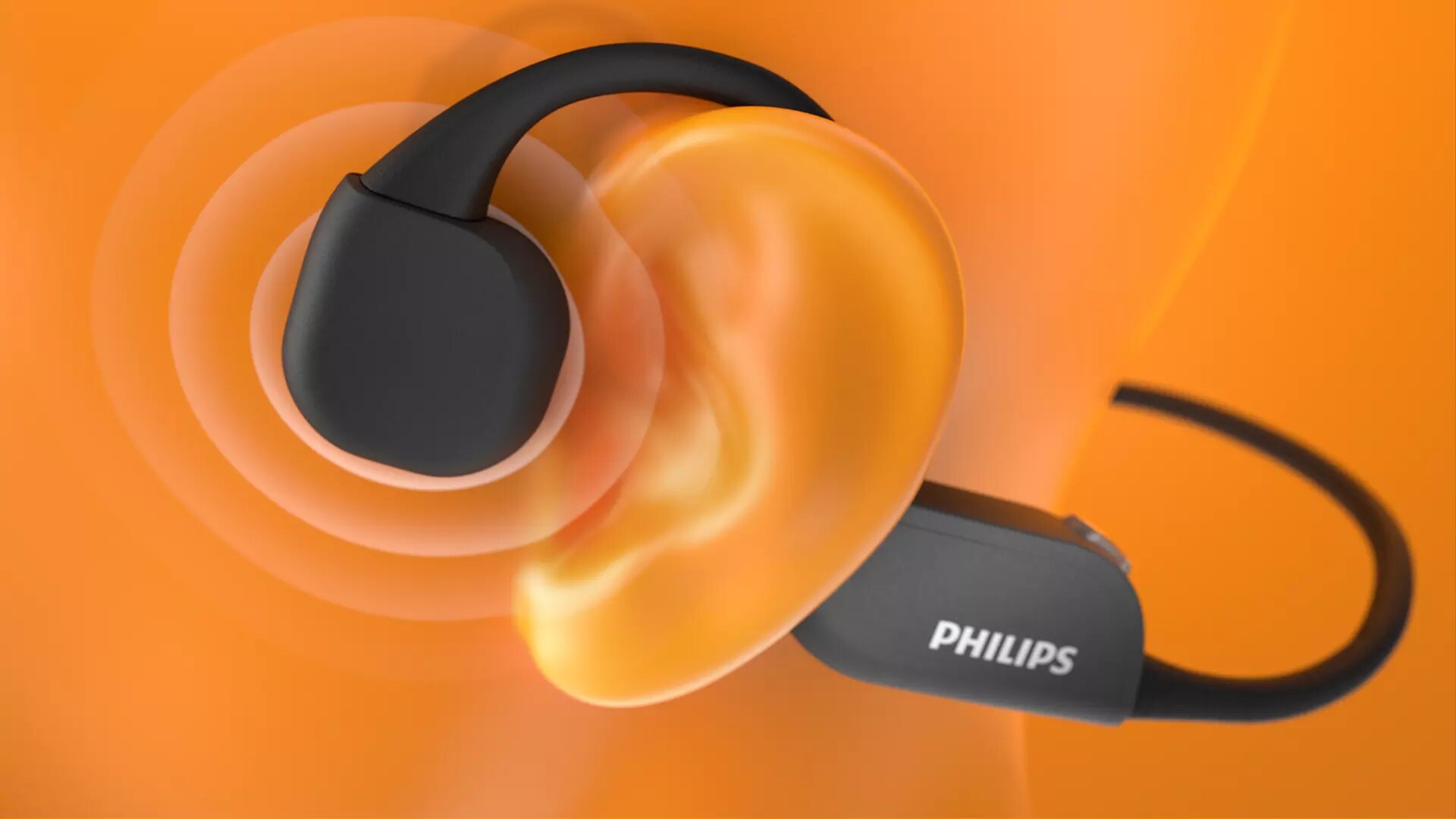 Philips TAA6606BK/00 Sport Neckbone Kopfhörer Bluetooth schwarz IP67