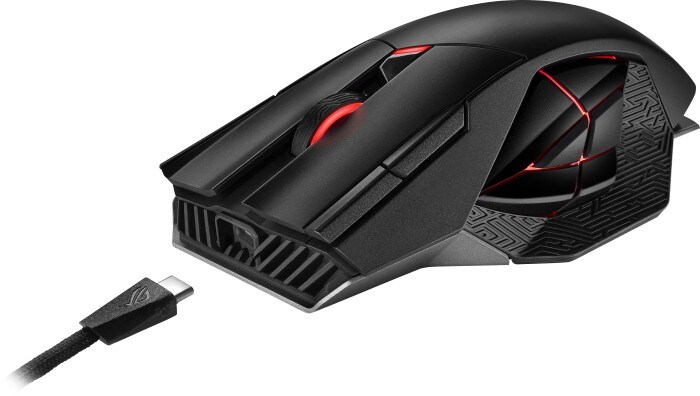 ASUS ROG Spatha X RGB Gaming Maus 12 programmierbare Tasten